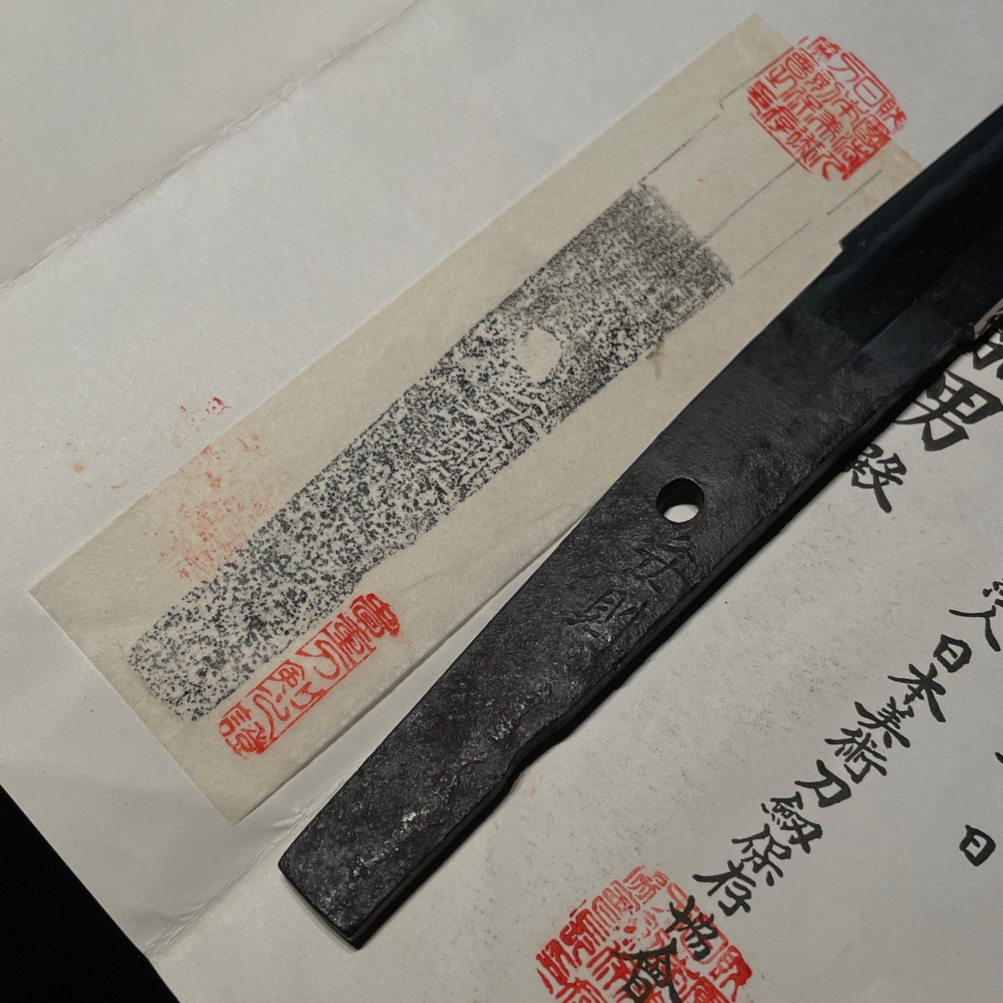 Long Nagamaki Naoshi Style Wakizashi, Yasunori 安則 signed, KOTO Muromachi period