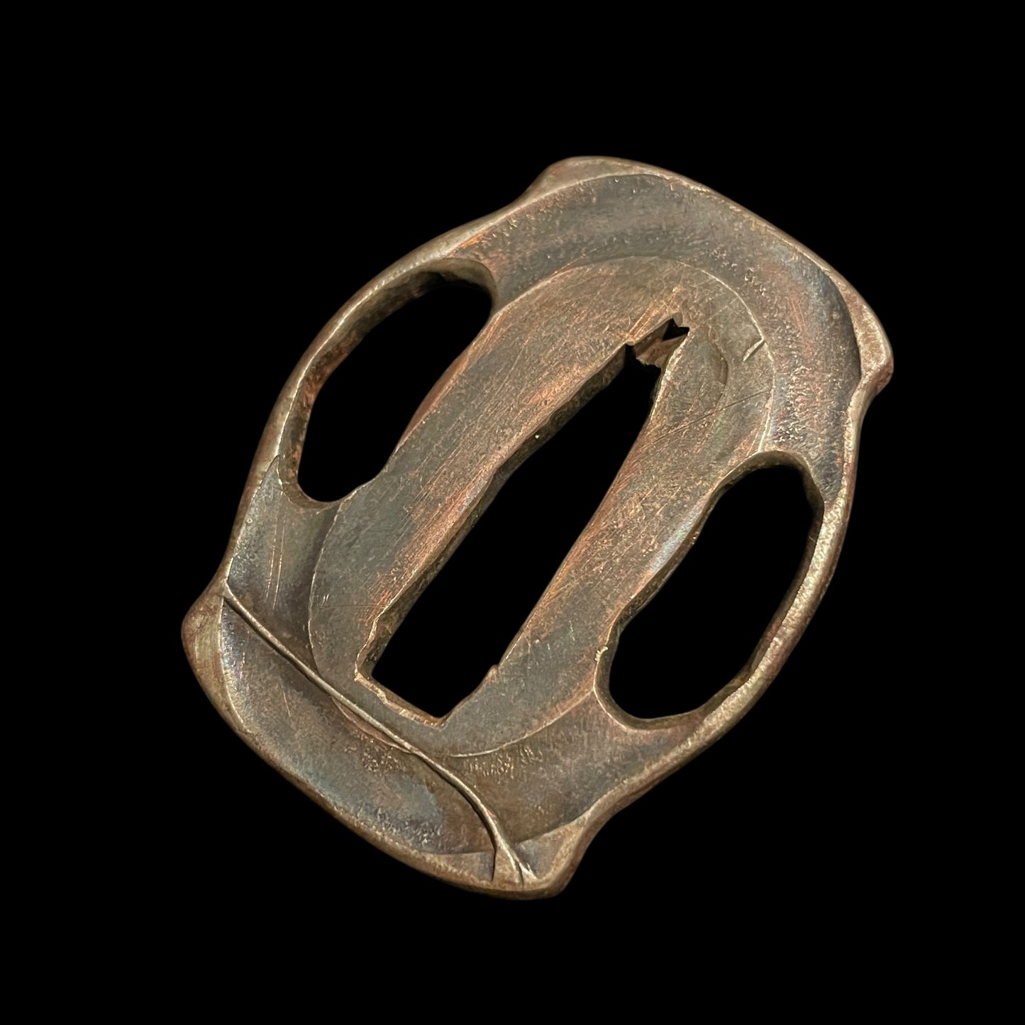 Shrimp Koshirae 海老拵, Hirazukuri Wakizashi, with Brass Kogai, Edo period mumei