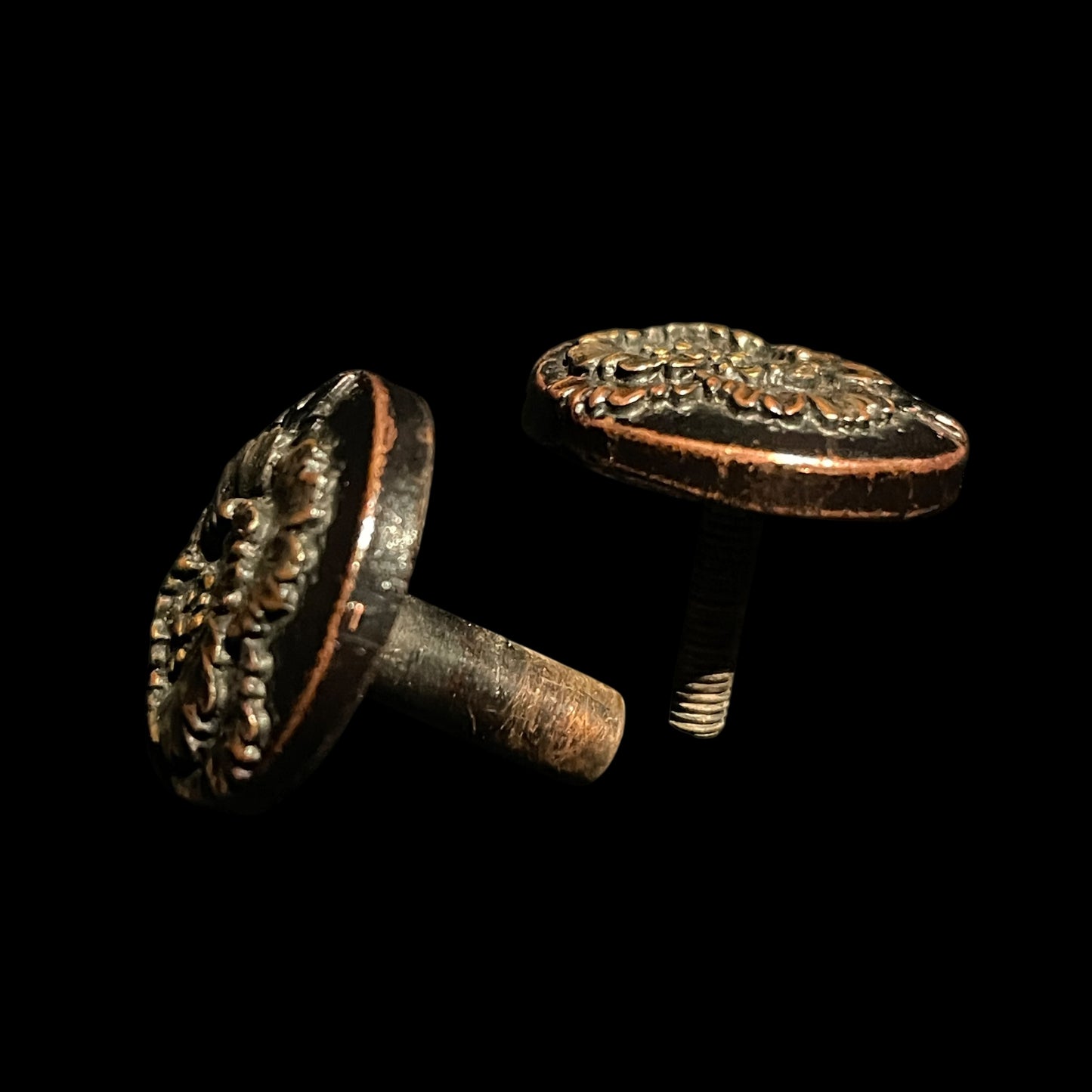 Shrimp Koshirae 海老拵, Hirazukuri Wakizashi, with Brass Kogai, Edo period mumei