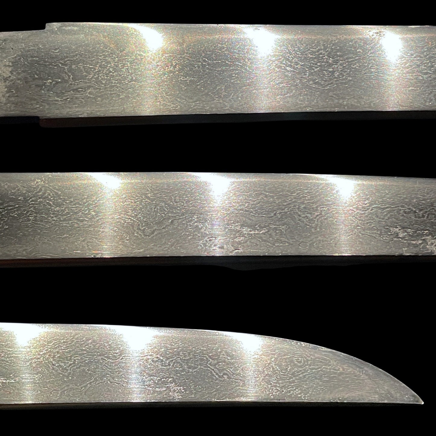 Onishoki 鬼鍾馗 Fuchikashira, Copper Fittings TANTO, with Kozuka, Muromachi period