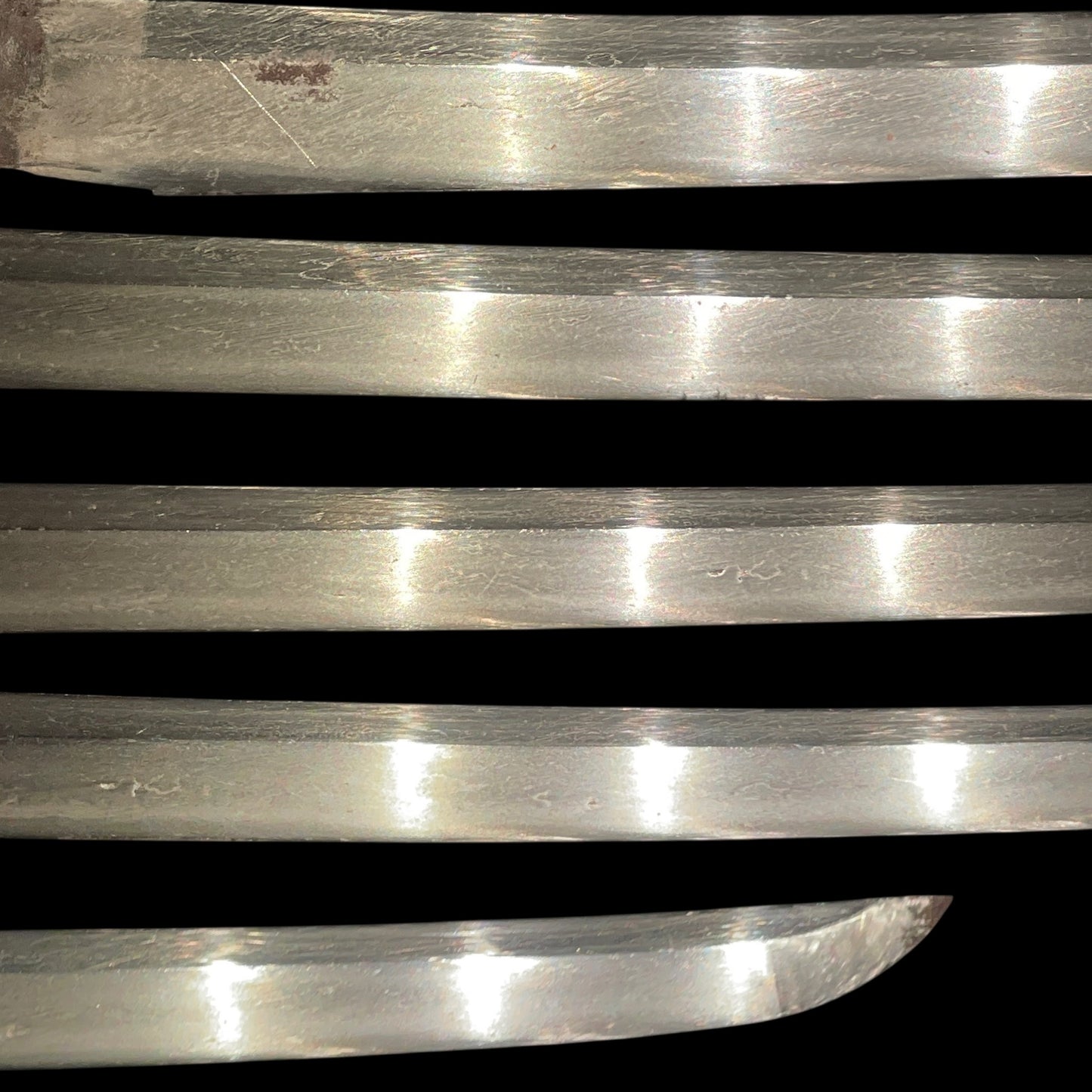 Black Ryakushiki-GUNTO 黒略式軍刀, Mt.Fuji Menuki, Japanese Army Sword