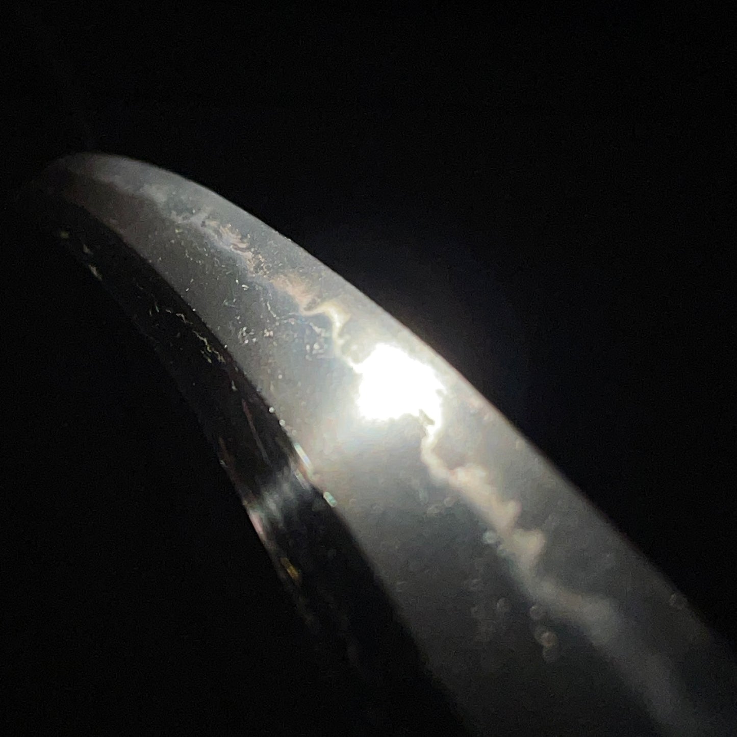 Golden Mt.Fuji Menuki, Black Wakizashi with Kozuka, Edo period mumei