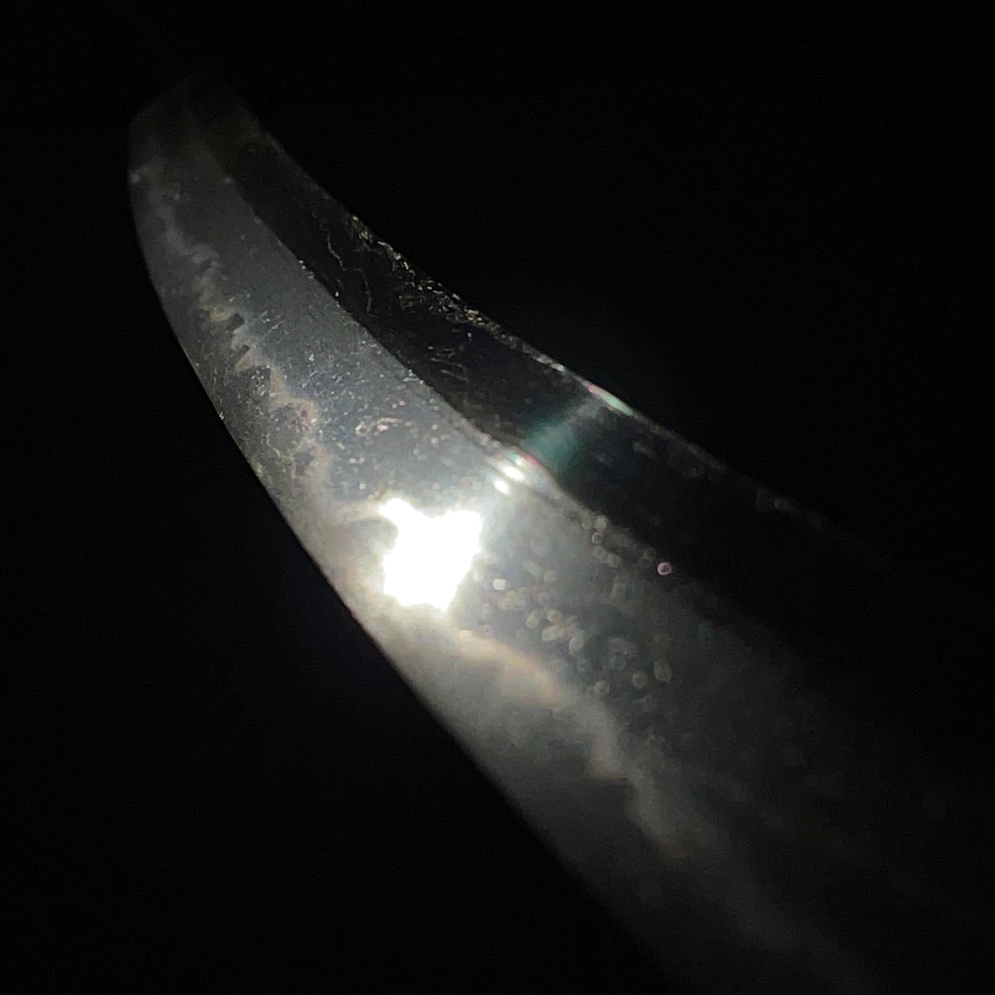 Golden Mt.Fuji Menuki, Black Wakizashi with Kozuka, Edo period mumei