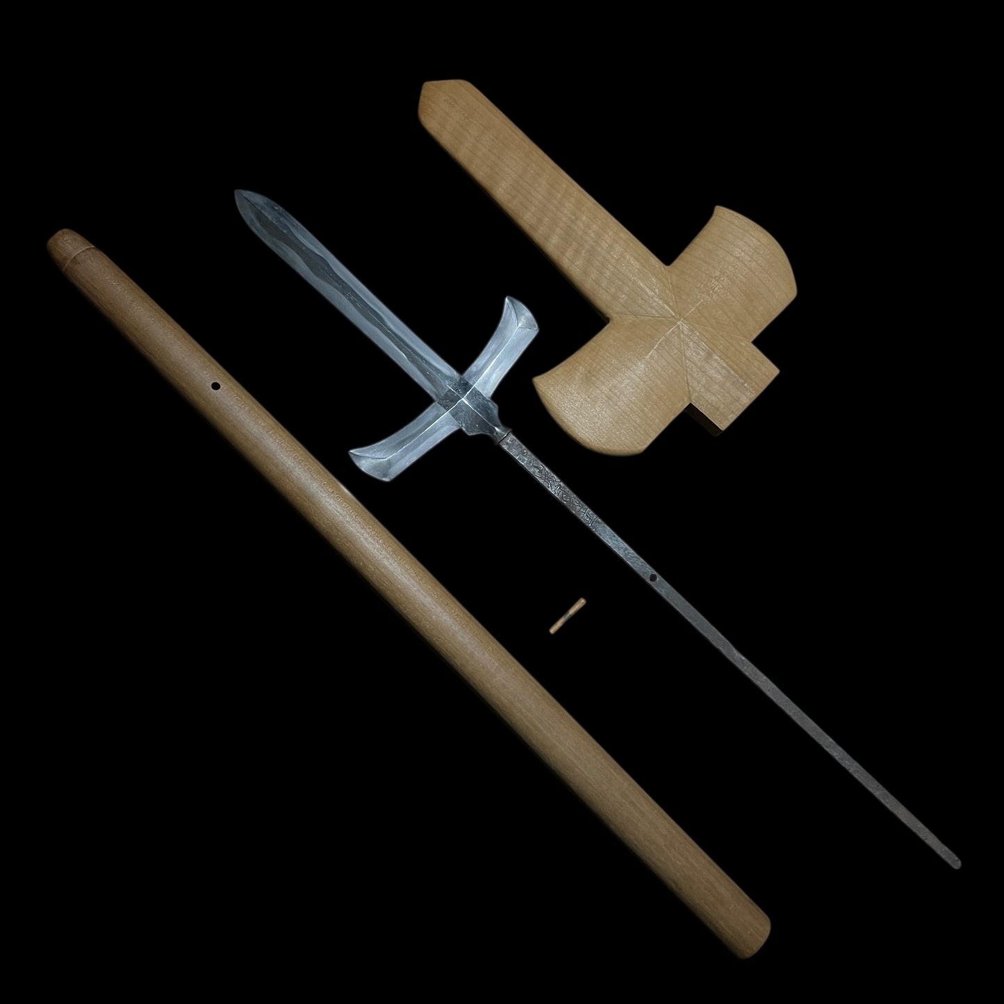 JUMONJI-YARI 十文字槍, Yamashironokami Kunishige 山城守國重 signed, Early Edo period