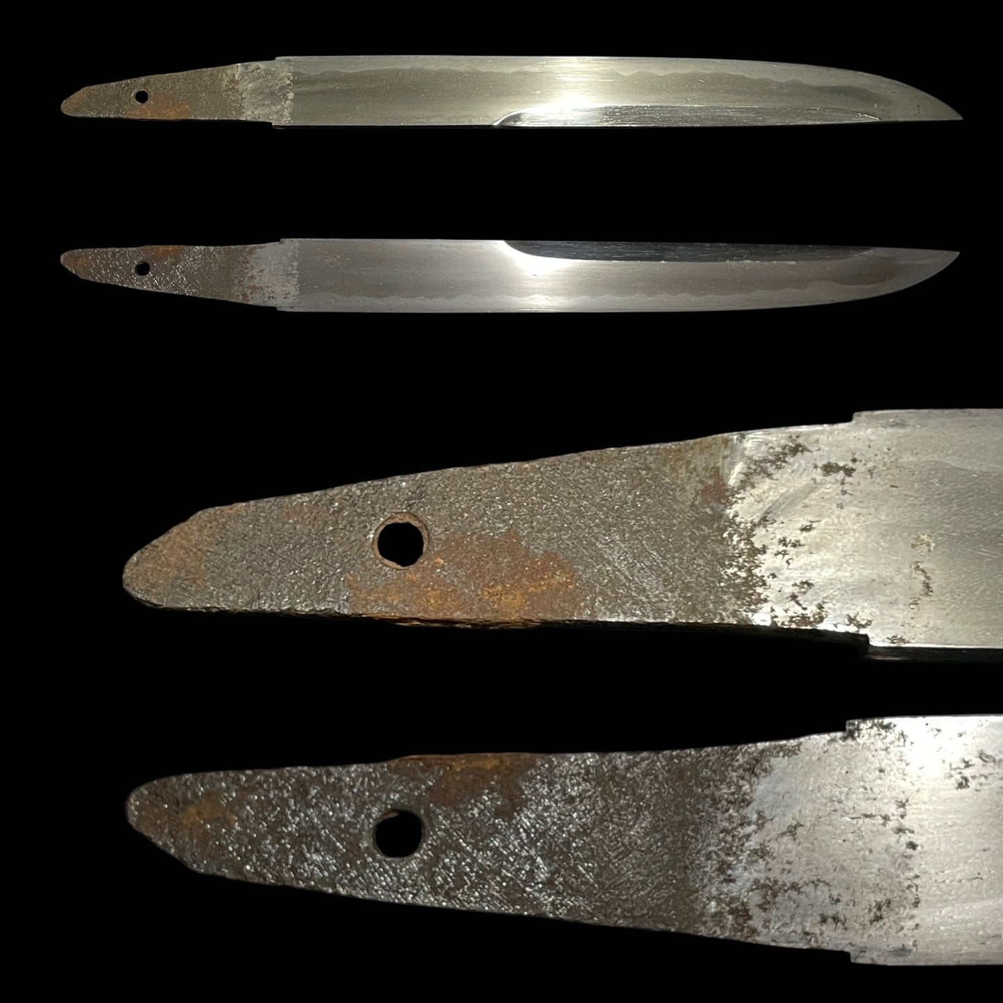 UNOKUBI-ZUKURI 鵜首造り TANTO, Matsushiro Koshirae 松代拵, Edo period mumei