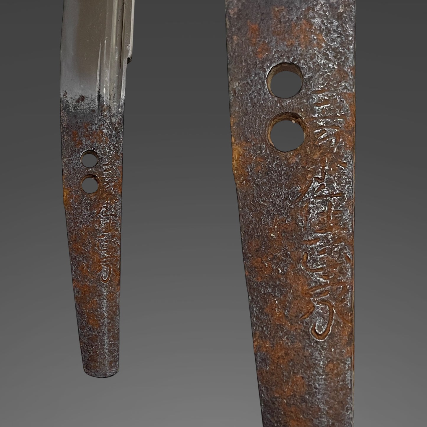 Naginata-Naoshi Zukuri 薙刀直造 Wakizashi, Miharaju Masaie 三原住正家 signed, Edo period