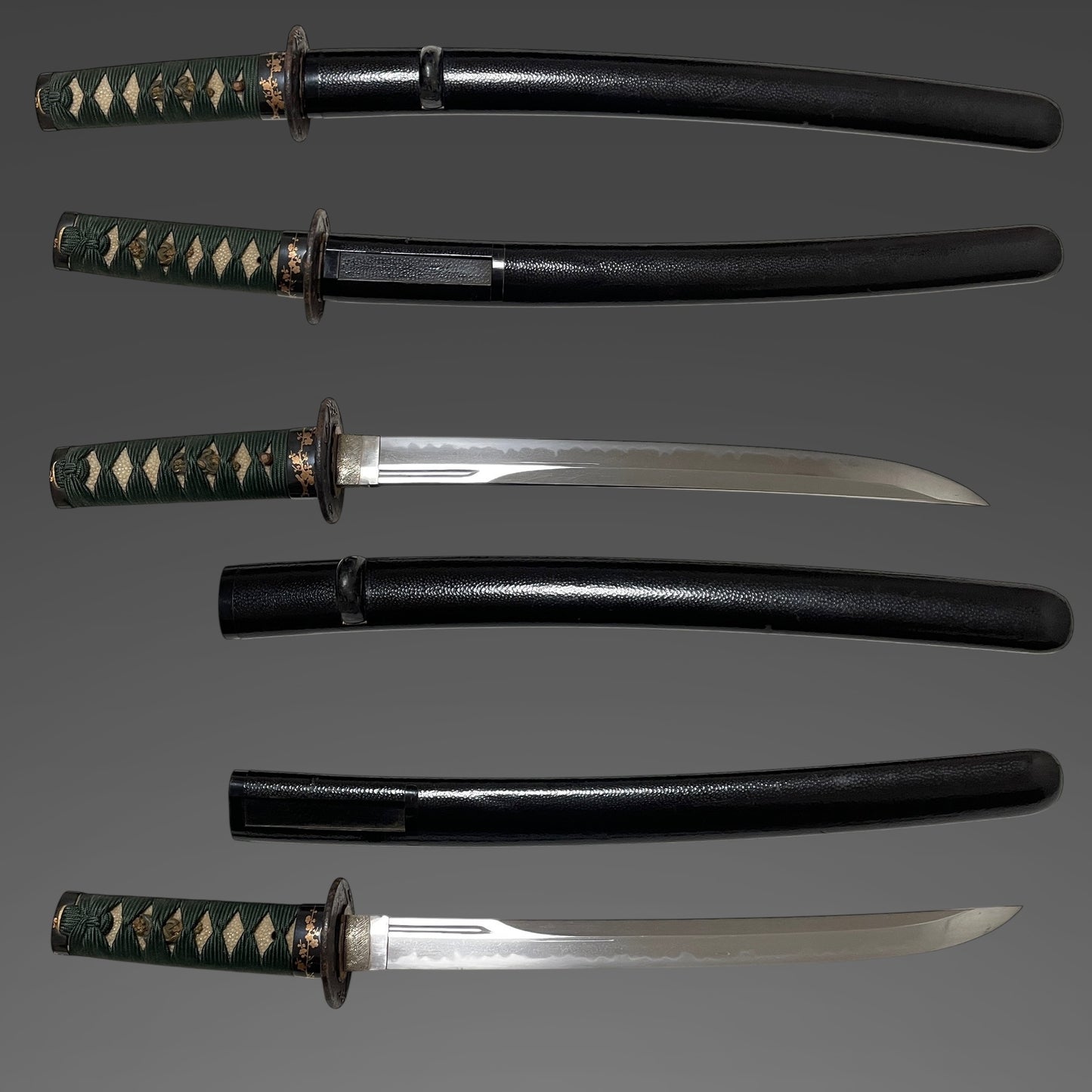 Naginata-Naoshi Zukuri 薙刀直造 Wakizashi, Miharaju Masaie 三原住正家 signed, Edo period