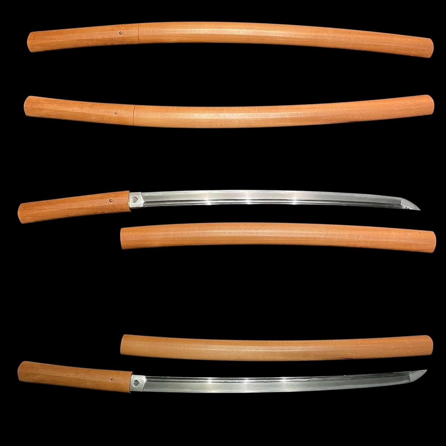 Mihara 三原 Wakizashi, Luxuriously decorated Habaki, Muromachi period