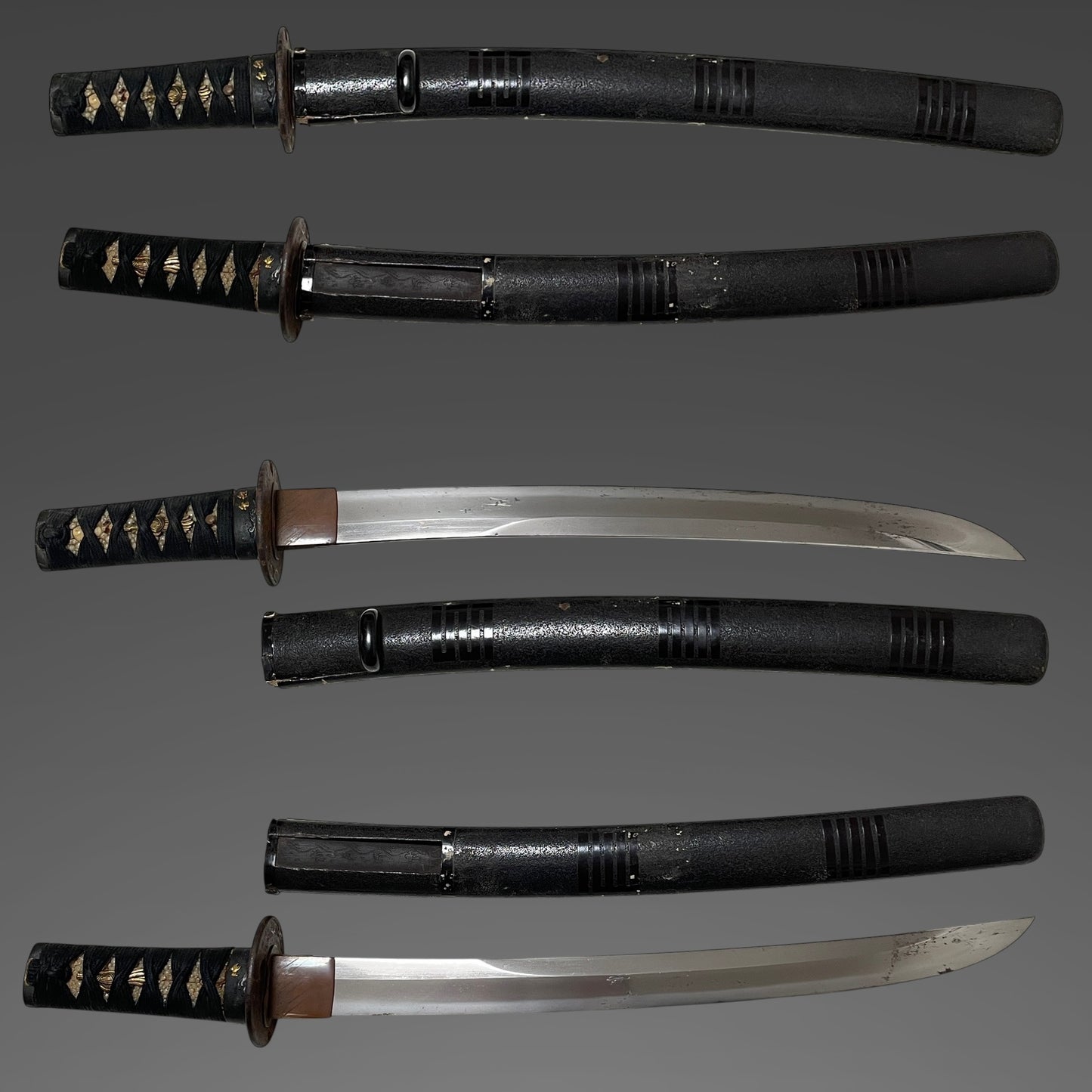 Shobuzukuri Wakizashi 菖蒲造脇差, High-Grade Tsukamae Edo period mumei
