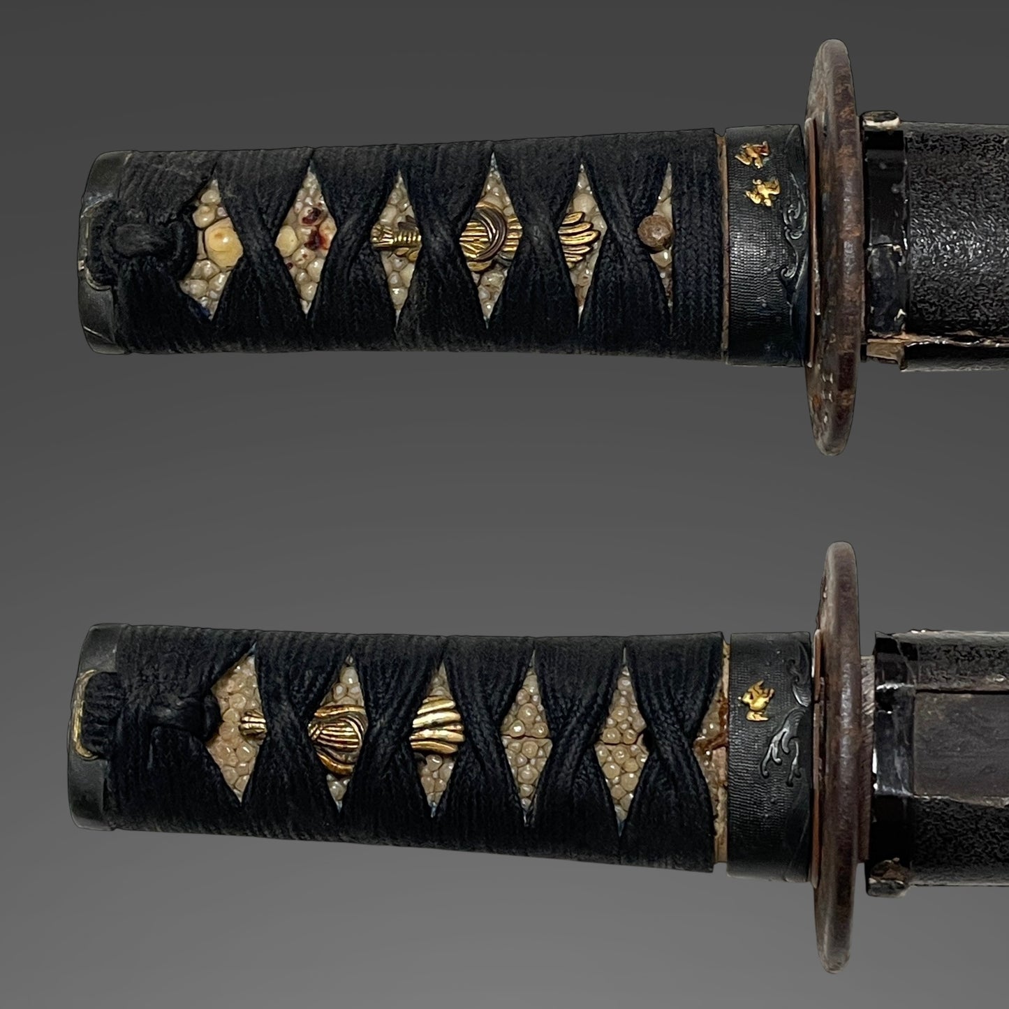 Shobuzukuri Wakizashi 菖蒲造脇差, High-Grade Tsukamae Edo period mumei