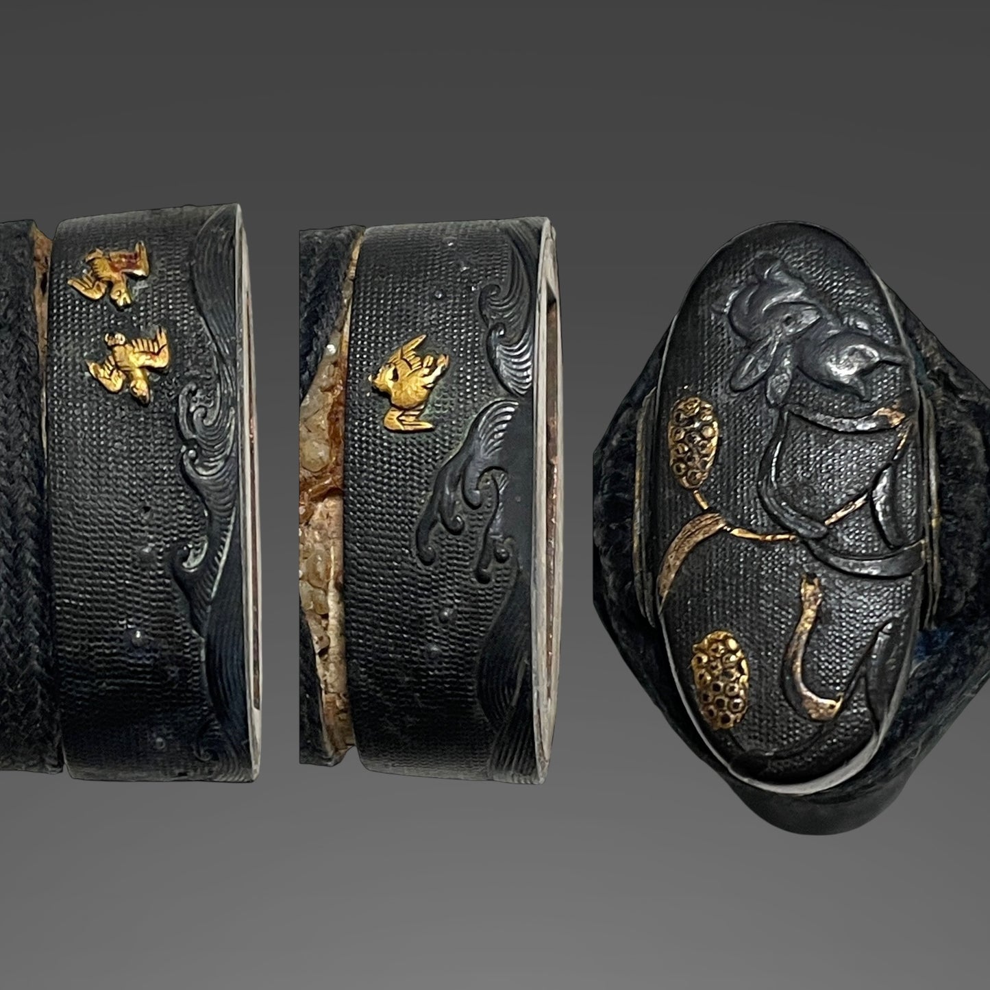 Shobuzukuri Wakizashi 菖蒲造脇差, High-Grade Tsukamae Edo period mumei