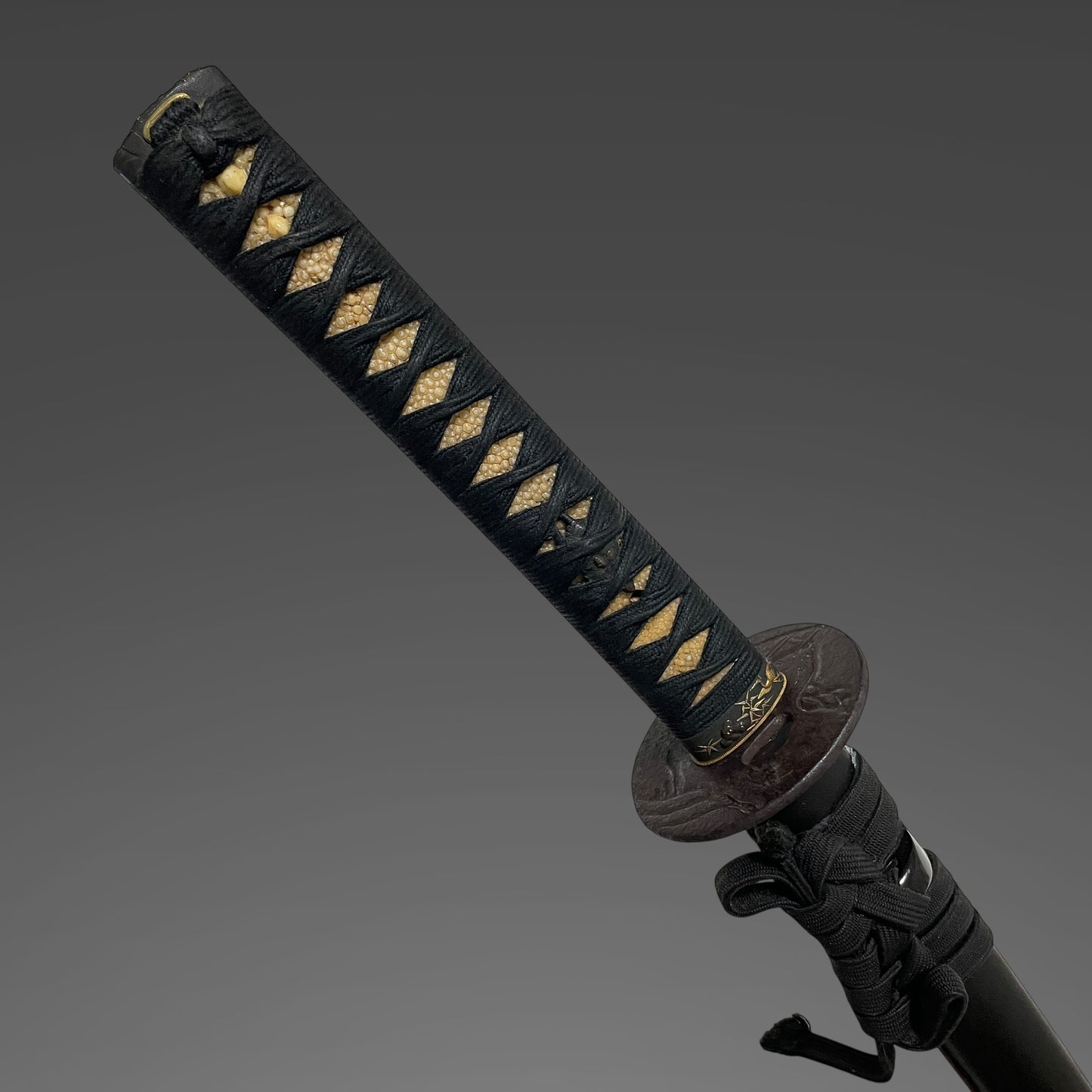 Hizen Tadakuni 肥前忠国 KATANA, Crane Fuchikashira, Turtle Menuki 亀目貫, Early Edo period
