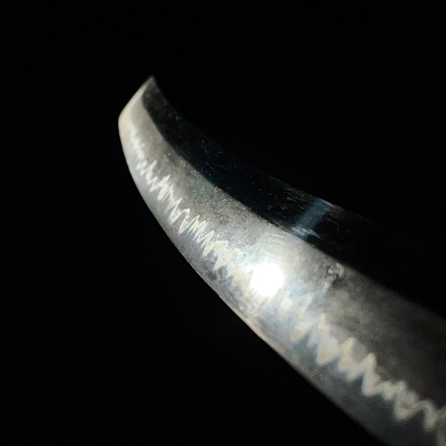 Long Wakizashi Togarigunome-Hamon 尖互目刃文, Edo period mumei