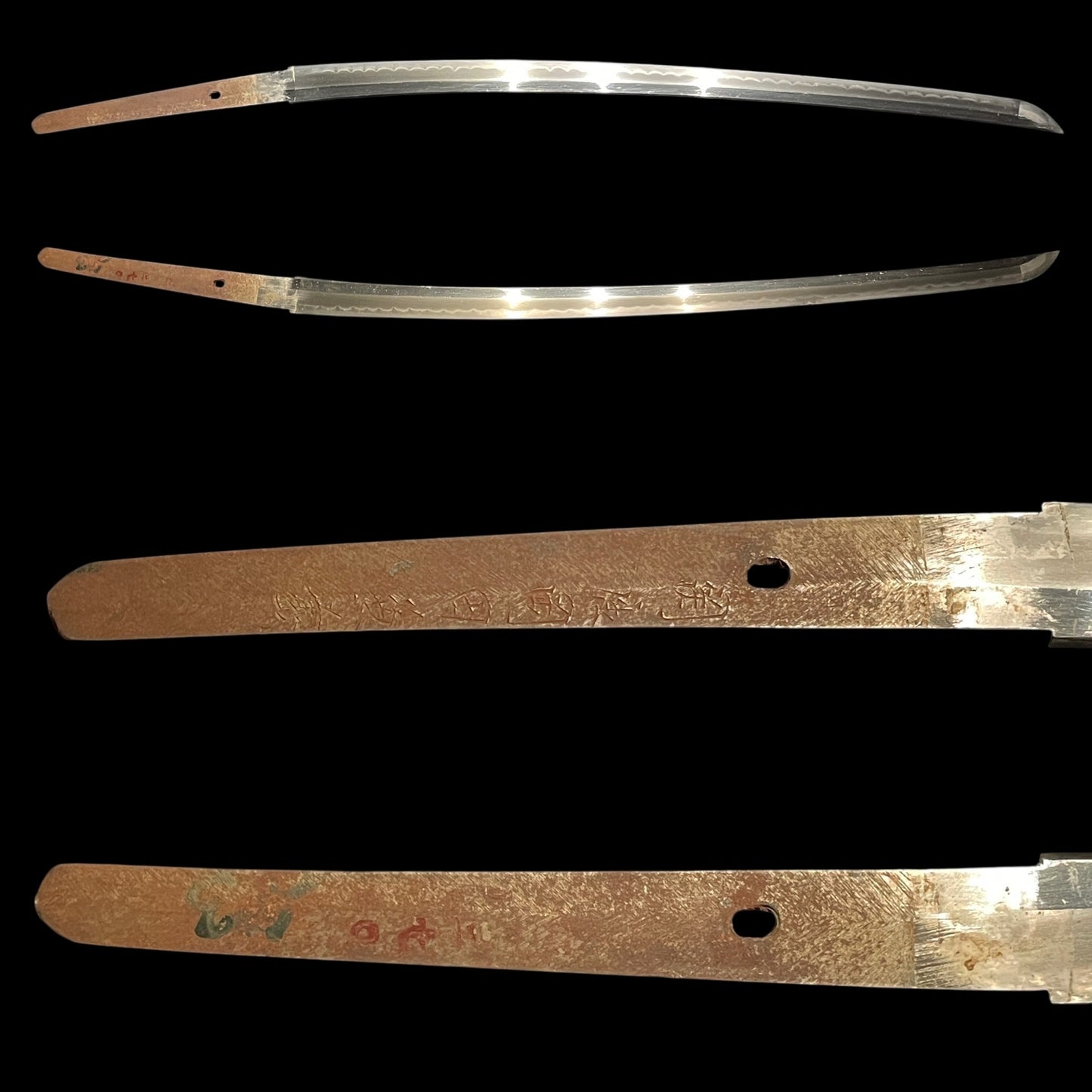 NAVY GUNTO 海軍刀, Sekiju Okada Kaneyoshi 関住岡田兼義 signed, Rising sun Seppa