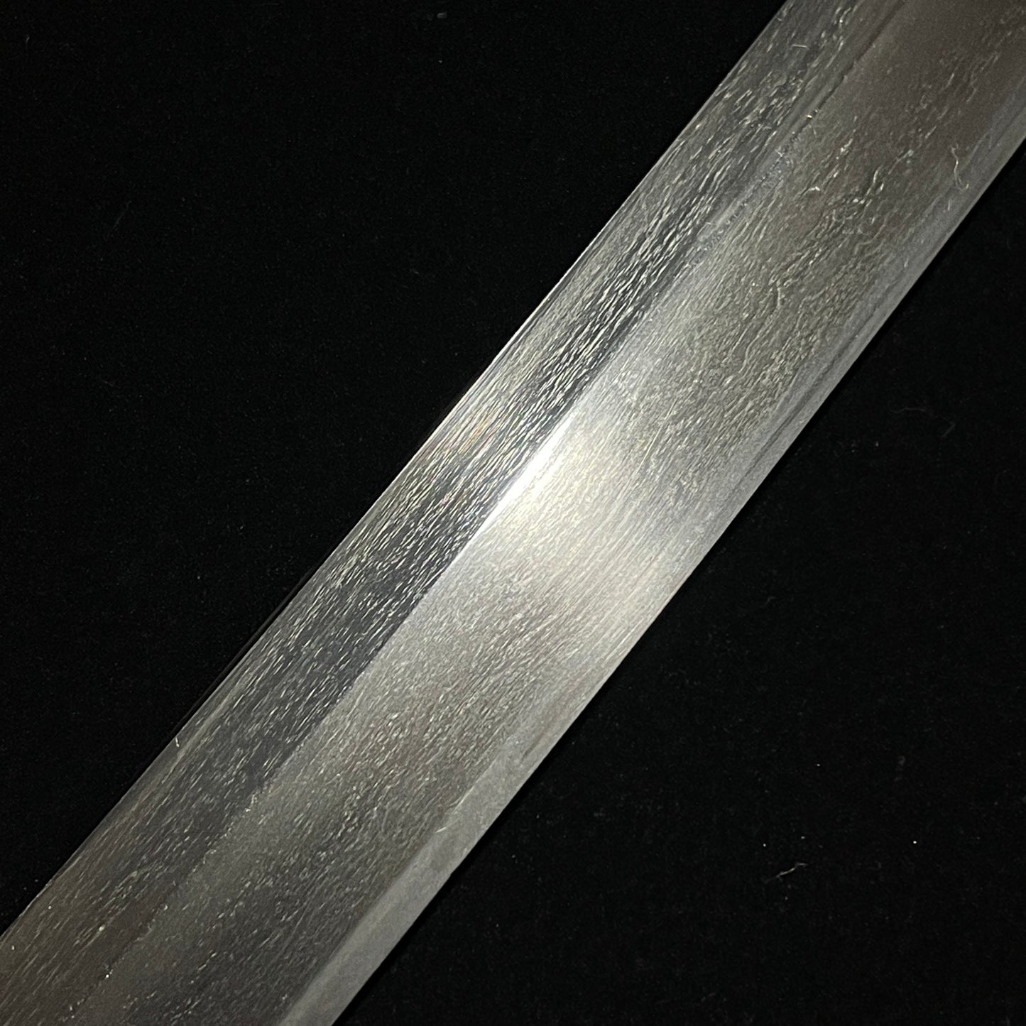 Kawachinokami Kiyofusa 河内守清房 signed WAKIZASHI, Plum Fuchikashira, Masamehada 柾目肌