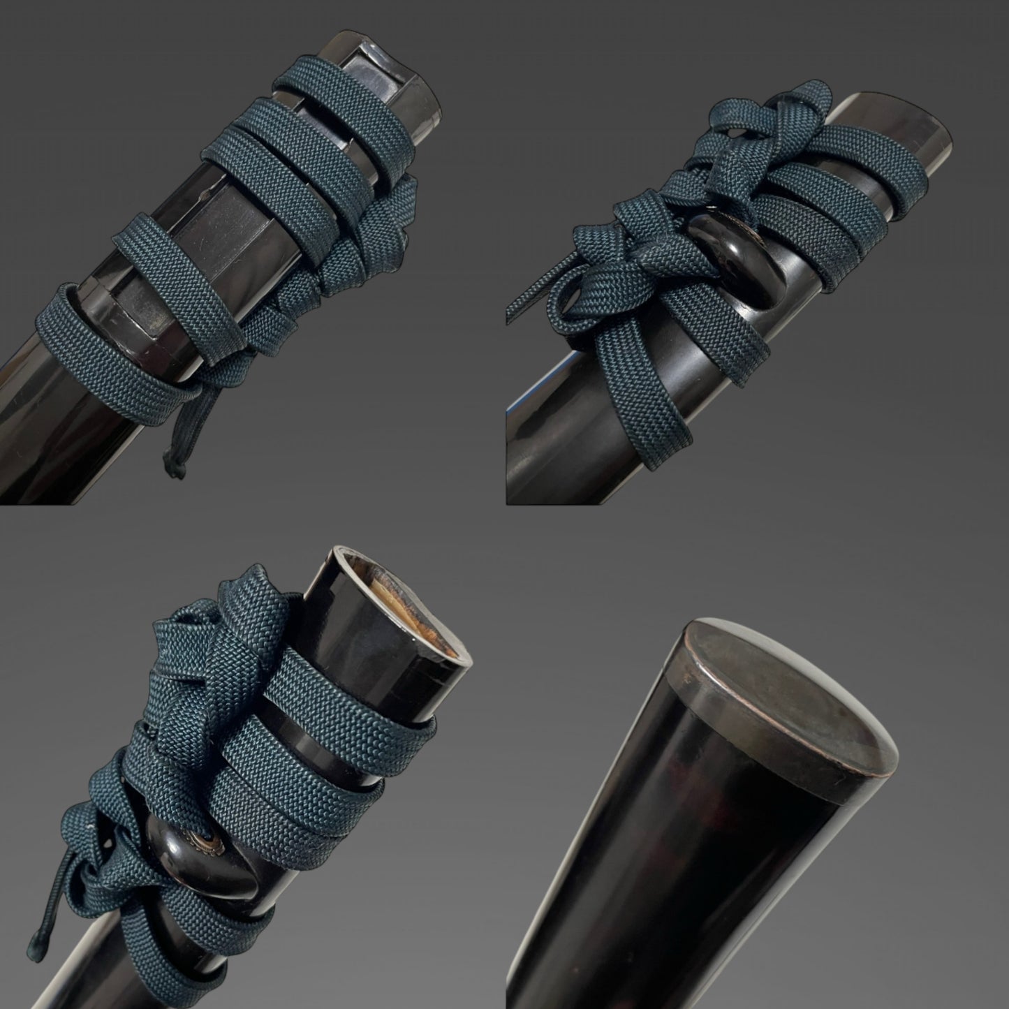 Kawachinokami Kiyofusa 河内守清房 signed WAKIZASHI, Plum Fuchikashira, Masamehada 柾目肌