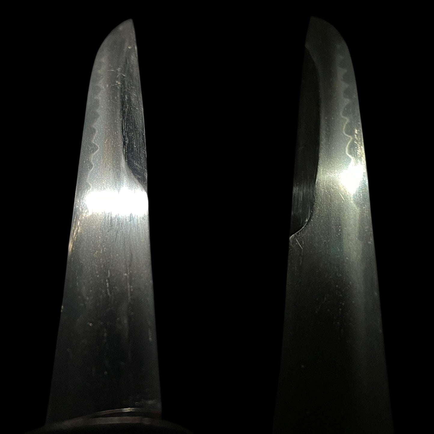 Unokubizukuri 鵜首造 TANTO, Insect menuki, Late Edo period mumei