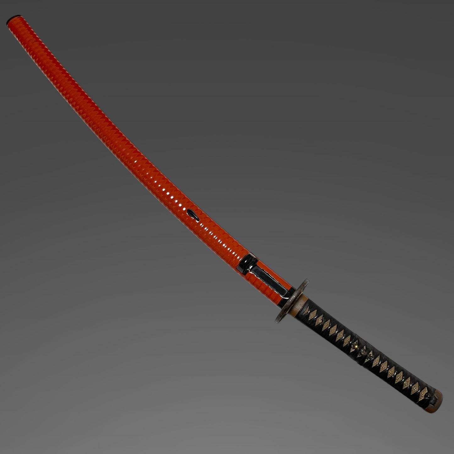 Yoshii 吉井 KATANA, Bizenden 備前伝, Red Kizamisaya, Early Muromachi period