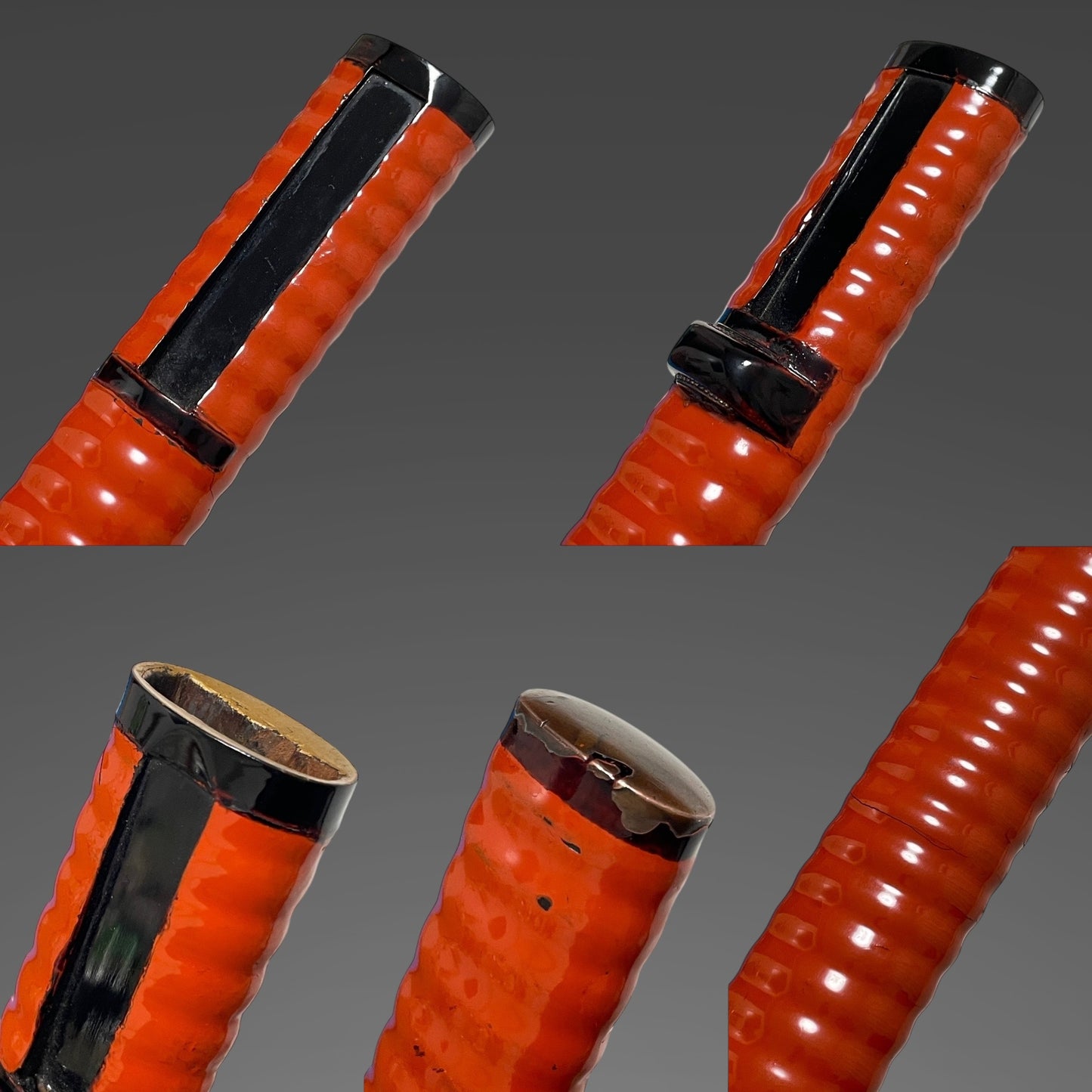 Yoshii 吉井 KATANA, Bizenden 備前伝, Red Kizamisaya, Early Muromachi period