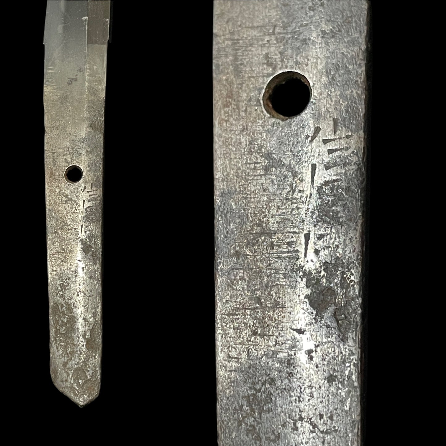 Nobukuni 信国 signed Wakizashi, Beautiful Fuchi, Muromachi period