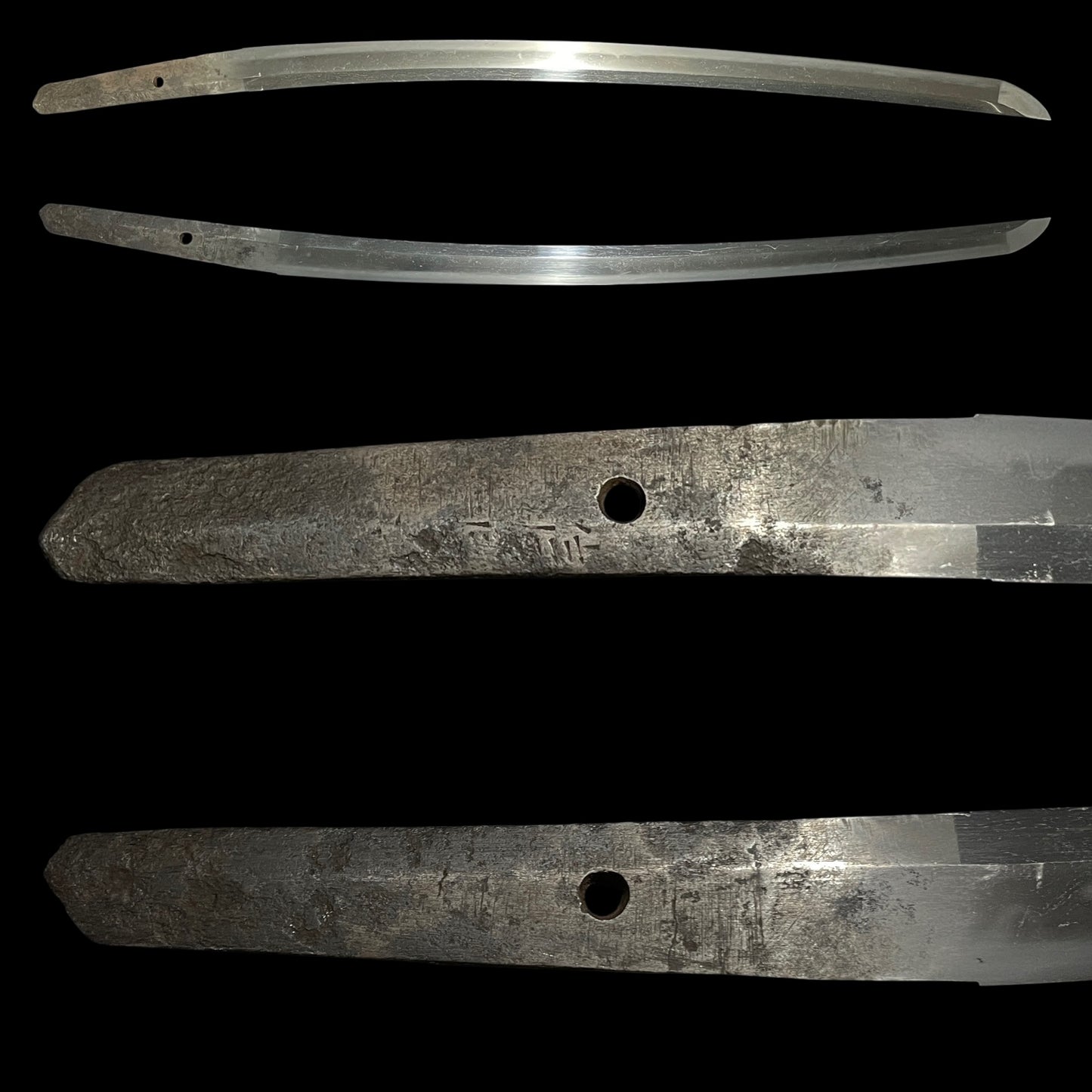 Nobukuni 信国 signed Wakizashi, Beautiful Fuchi, Muromachi period