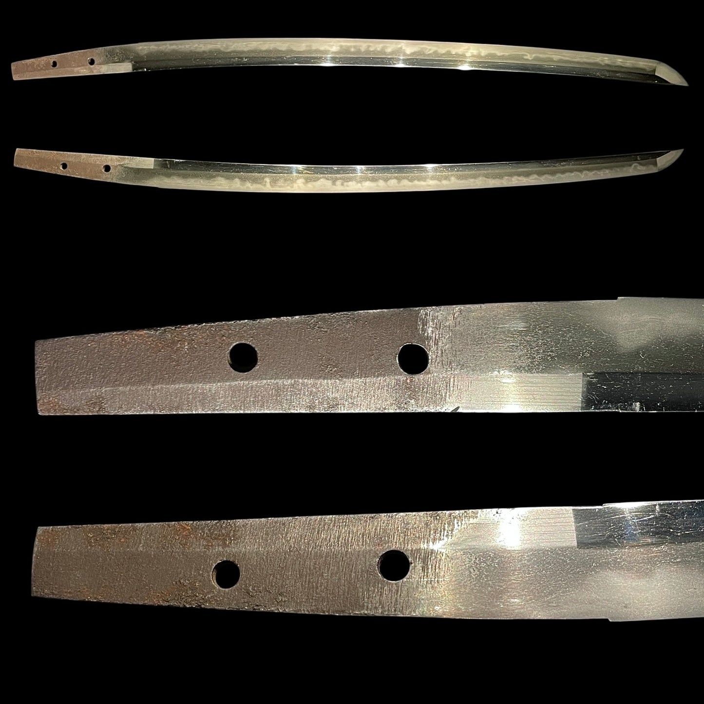 Ichimonji Style Amazing Hamon Wakizashi, Ichimonji-Utsushi 一文字写し, Edo period mumei