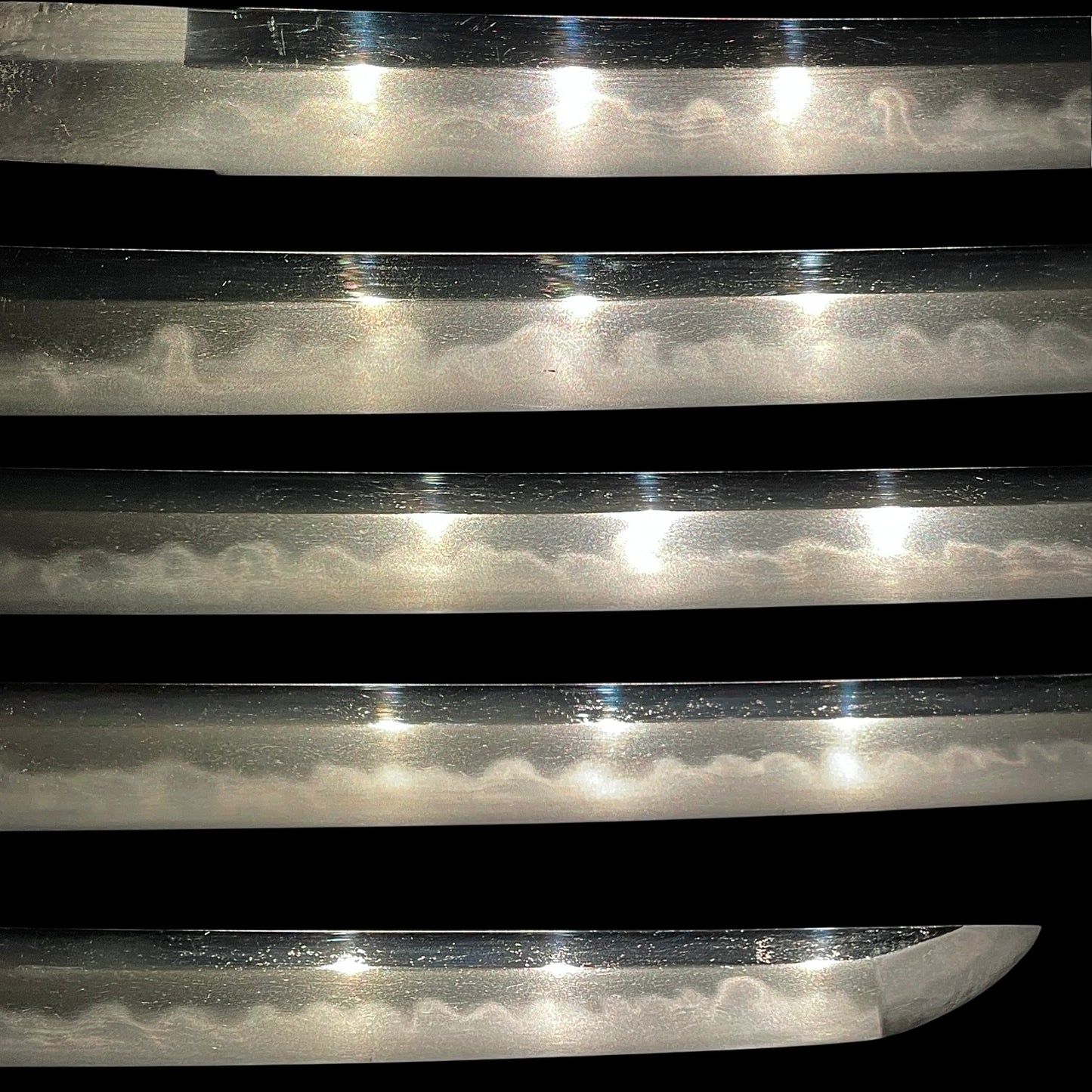 Ichimonji Style Amazing Hamon Wakizashi, Ichimonji-Utsushi 一文字写し, Edo period mumei