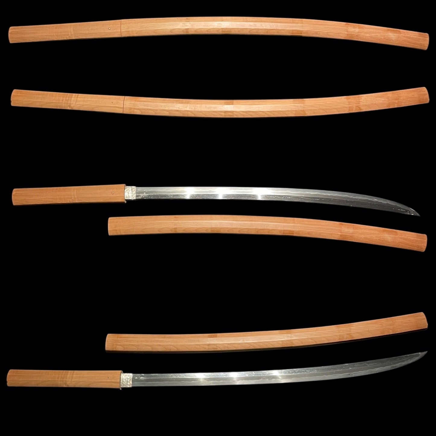 NAGINATA-NAOSHI 薙刀直し KATANA, Bizenkoku Fujiwara Nioh Kiyonori 備前国藤原二王清則 signed