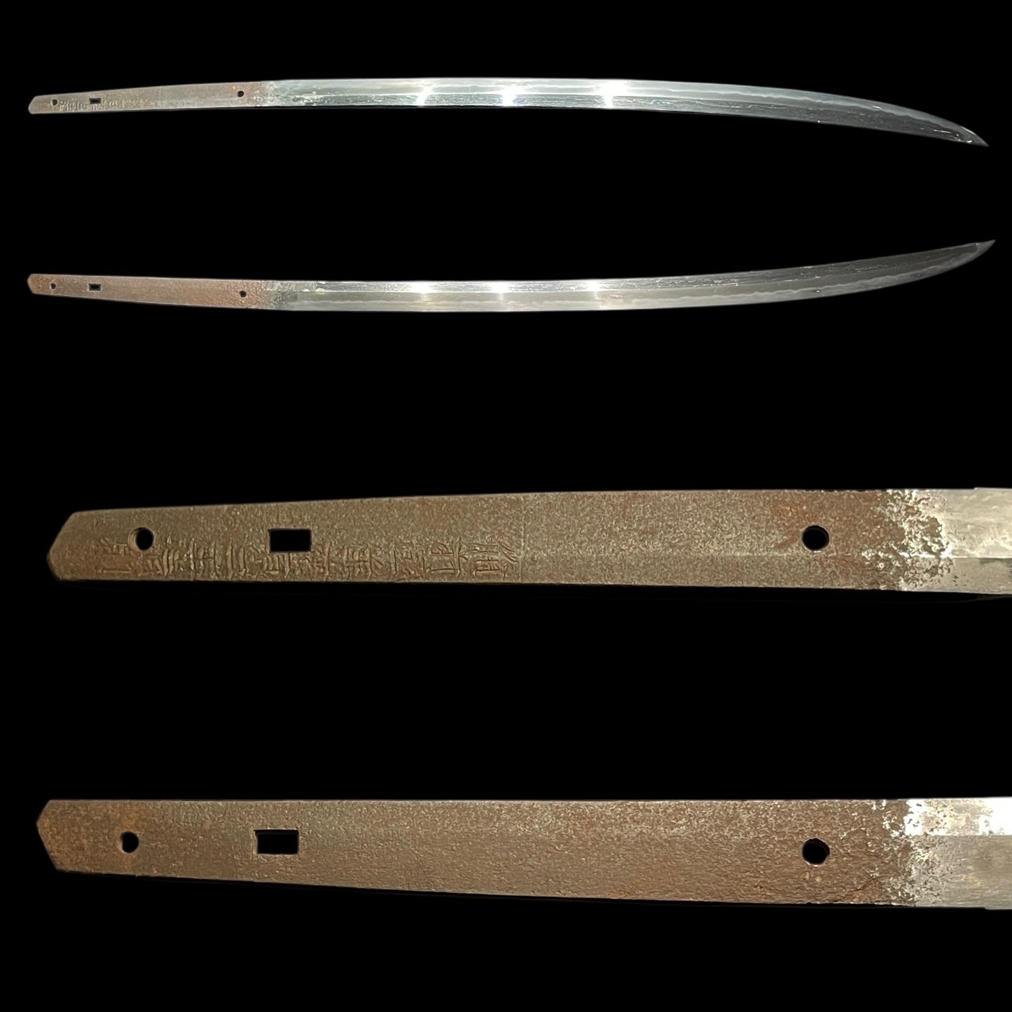 NAGINATA-NAOSHI 薙刀直し KATANA, Bizenkoku Fujiwara Nioh Kiyonori 備前国藤原二王清則 signed