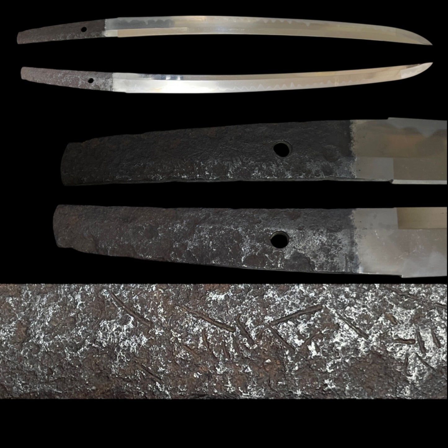 Ookissaki Wakizashi, Ujifusa 氏房 signed, Late Muromachi period