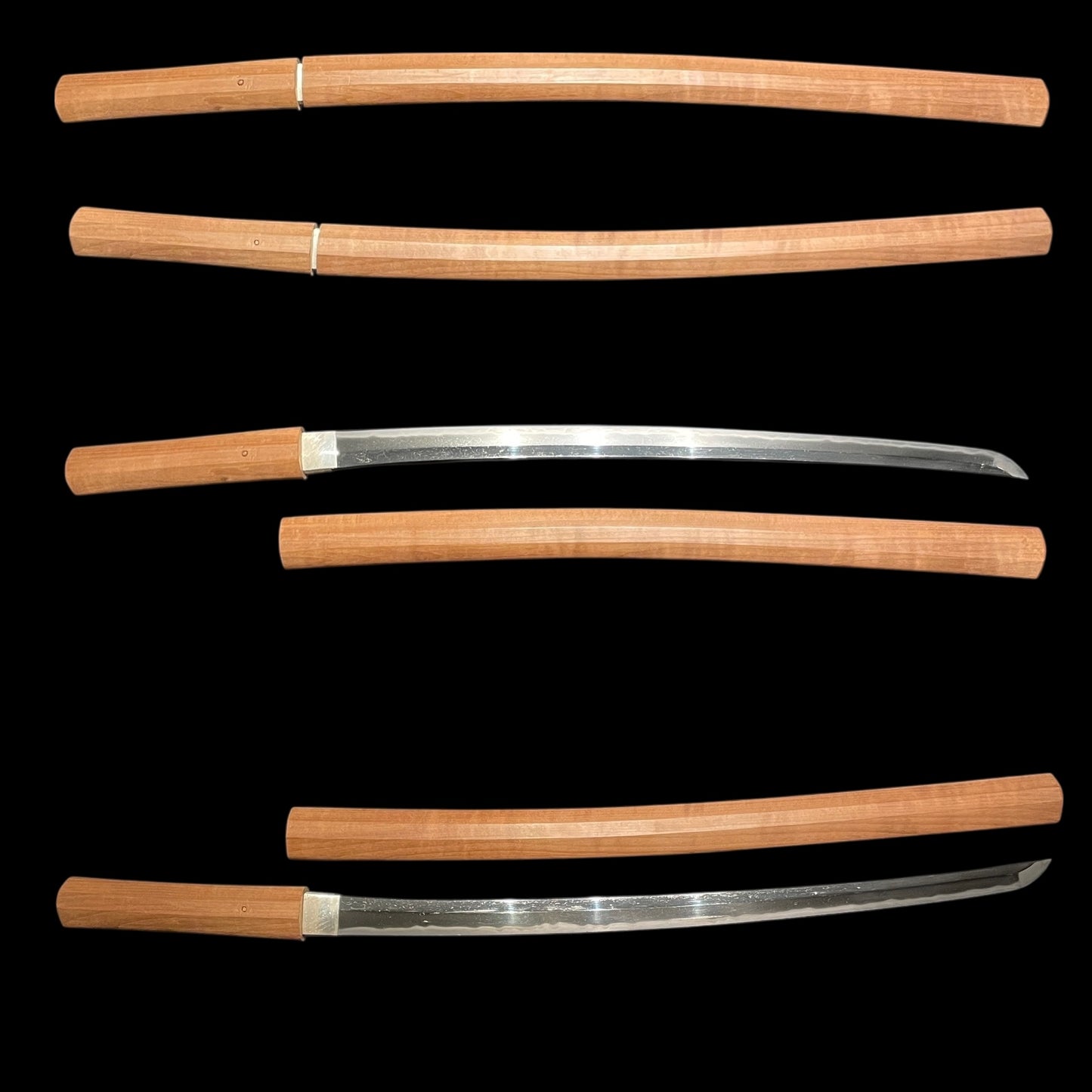 KIKUMON 菊紋 Chrysanthemum crest Long Wakizashi, Wide and Thick blade, Edo period
