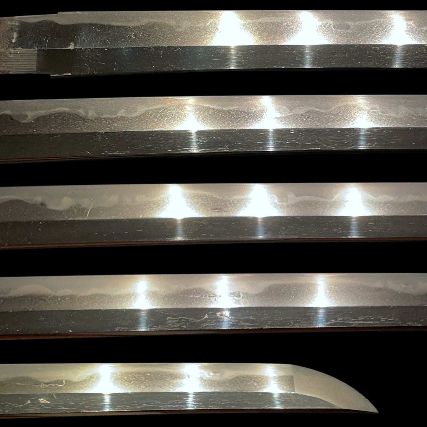 Kanbun Shinto KATANA, 森川永光 Morikawa Nagamitsu signed Fuchi, Wide and Thick Blade