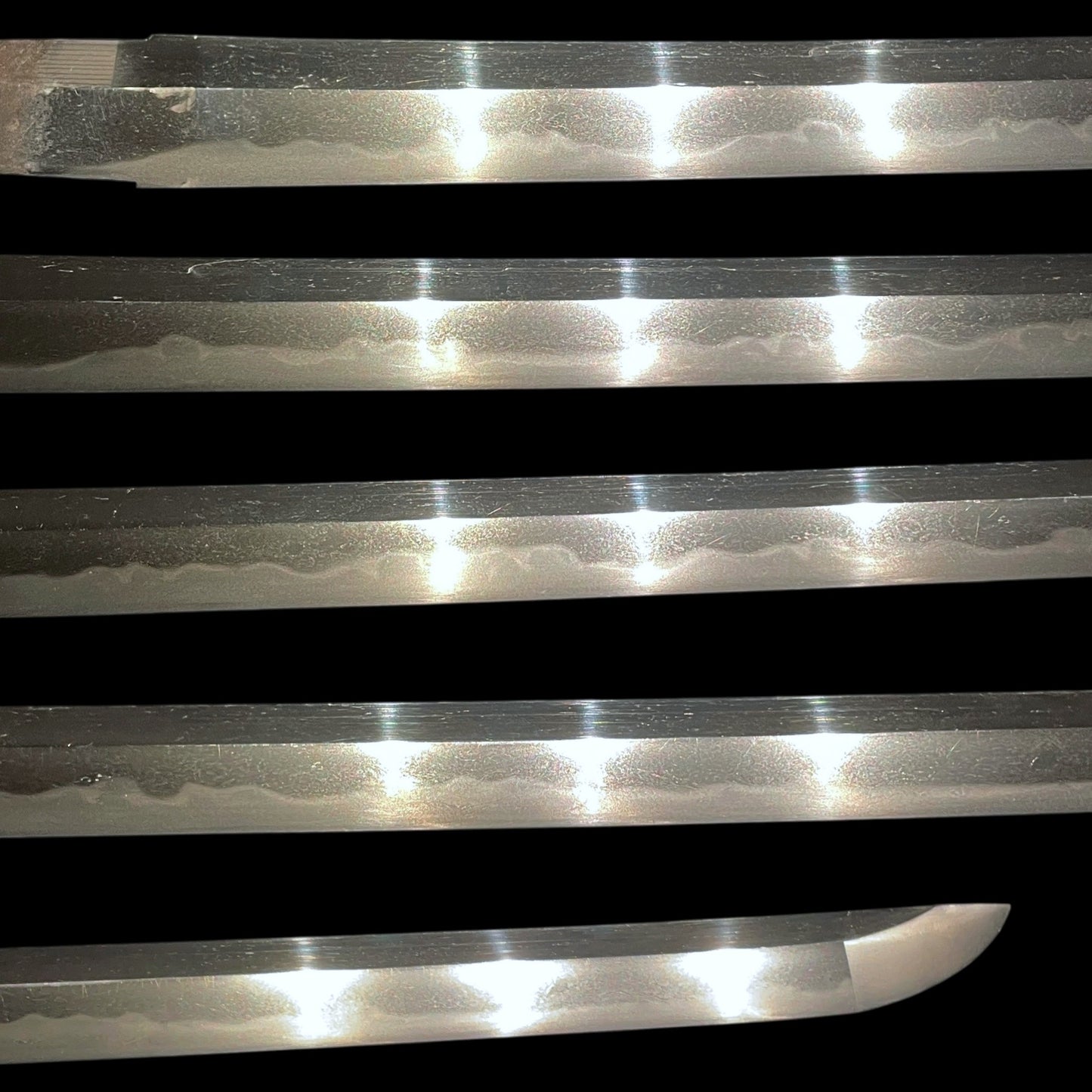 Kanbun Shinto KATANA, 森川永光 Morikawa Nagamitsu signed Fuchi, Wide and Thick Blade