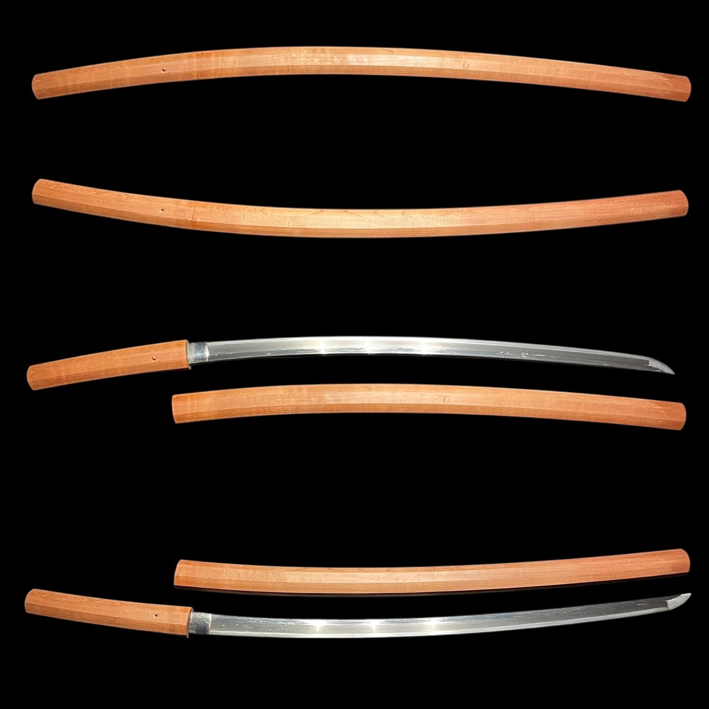 Suguha 直刃 KATANA in Shirasaya, 673mm (26.50 in.) , Edo period mumei