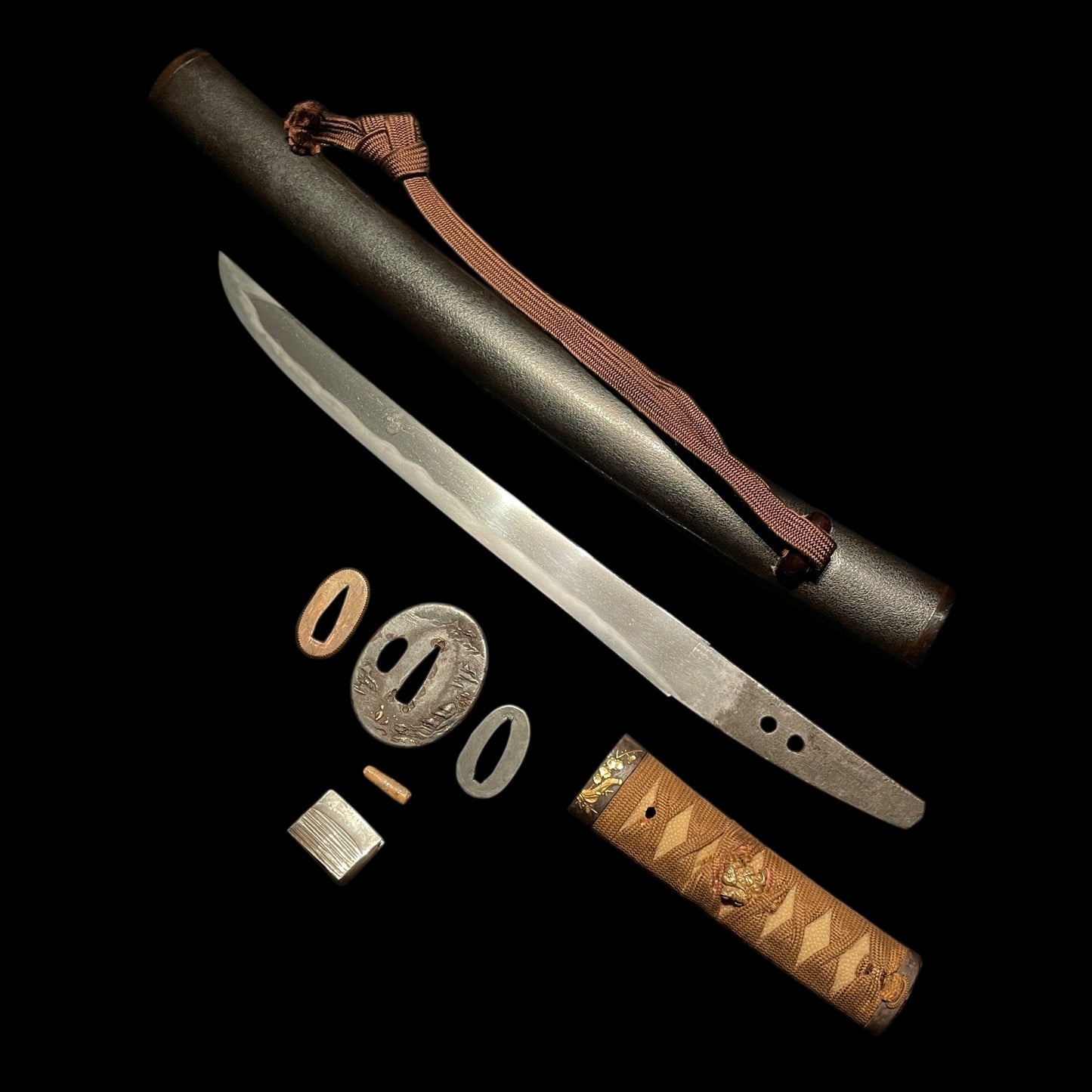 Plum Fuchikashira Hirazukuri TANTO, Muromachi period mumei