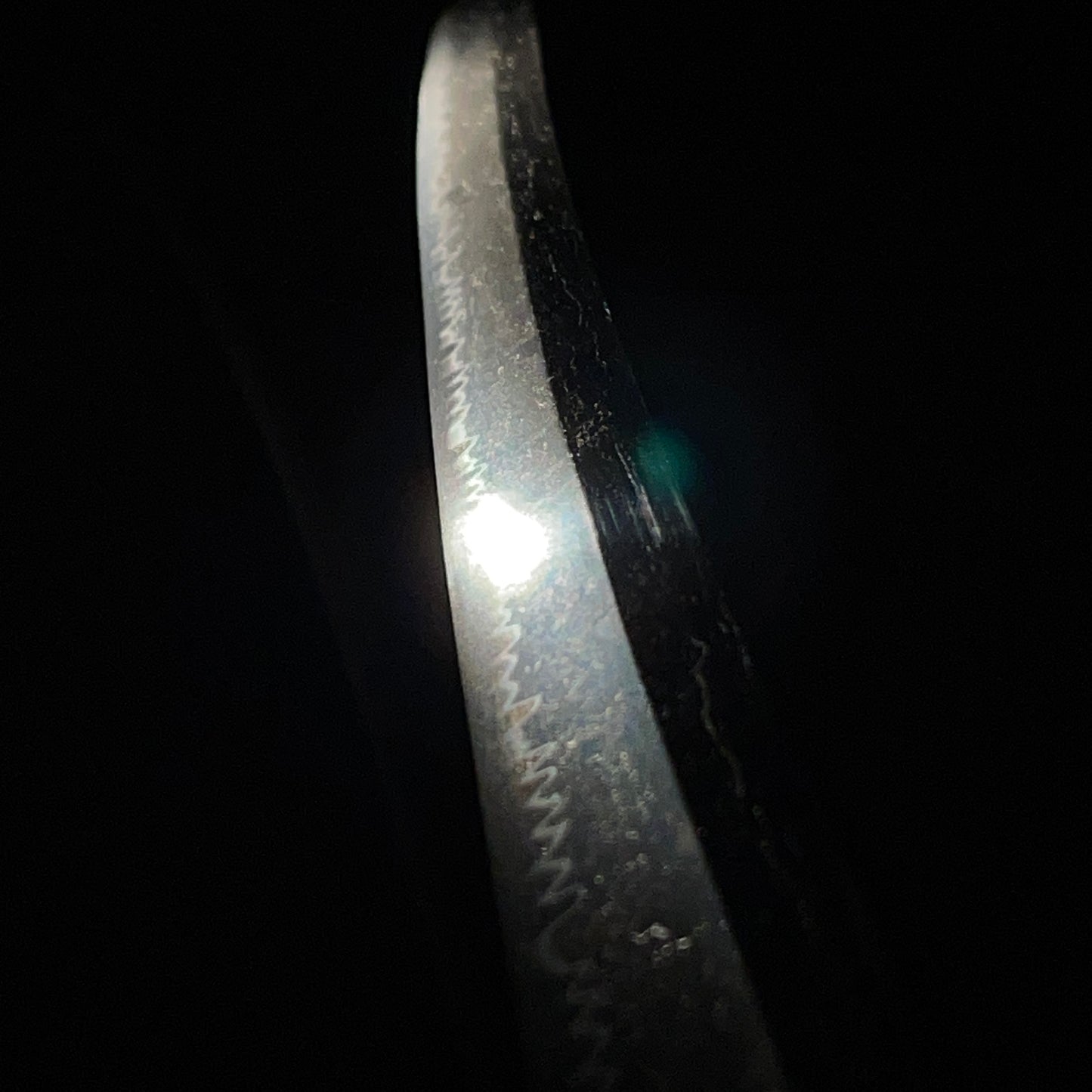 Sanbonsugi-Hamon 三本杉刃文 Long Wakizashi, Edo period mumei