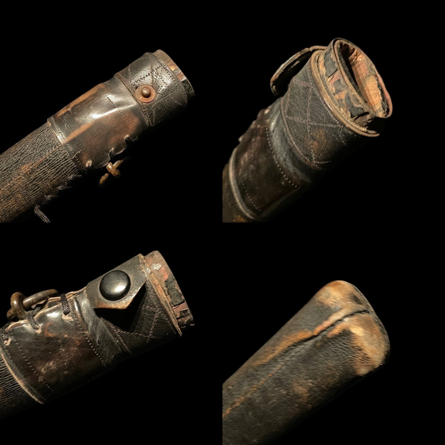 Short GUNTO for Crew 搭乗員用短寸軍刀,  Takadaju Yukinaga 高田住行長 signed
