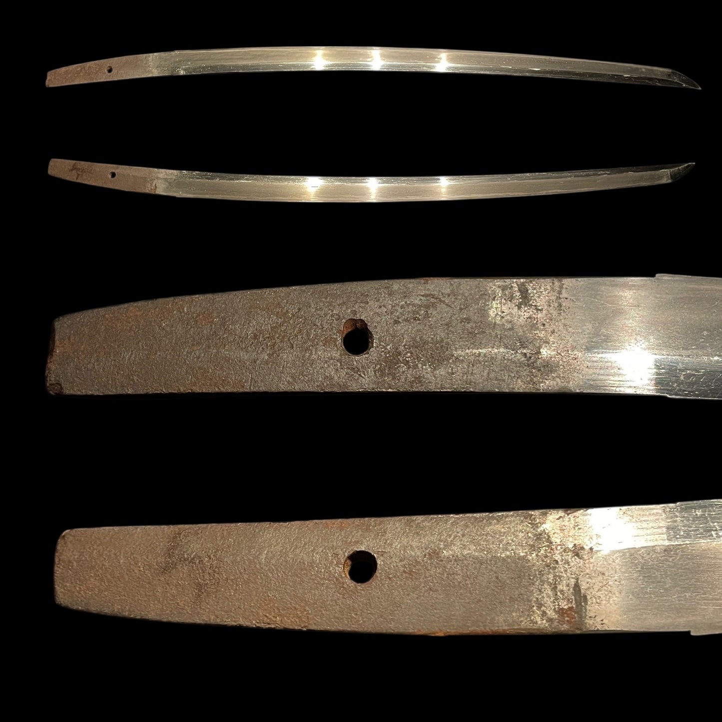 High-grade Fittings WAKIZASHI, Spider Menuki, Owl Fuchi, Edo period mumei