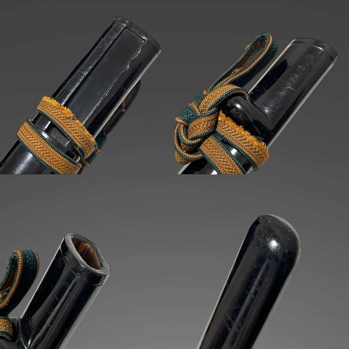 High-grade Fittings WAKIZASHI, Spider Menuki, Owl Fuchi, Edo period mumei