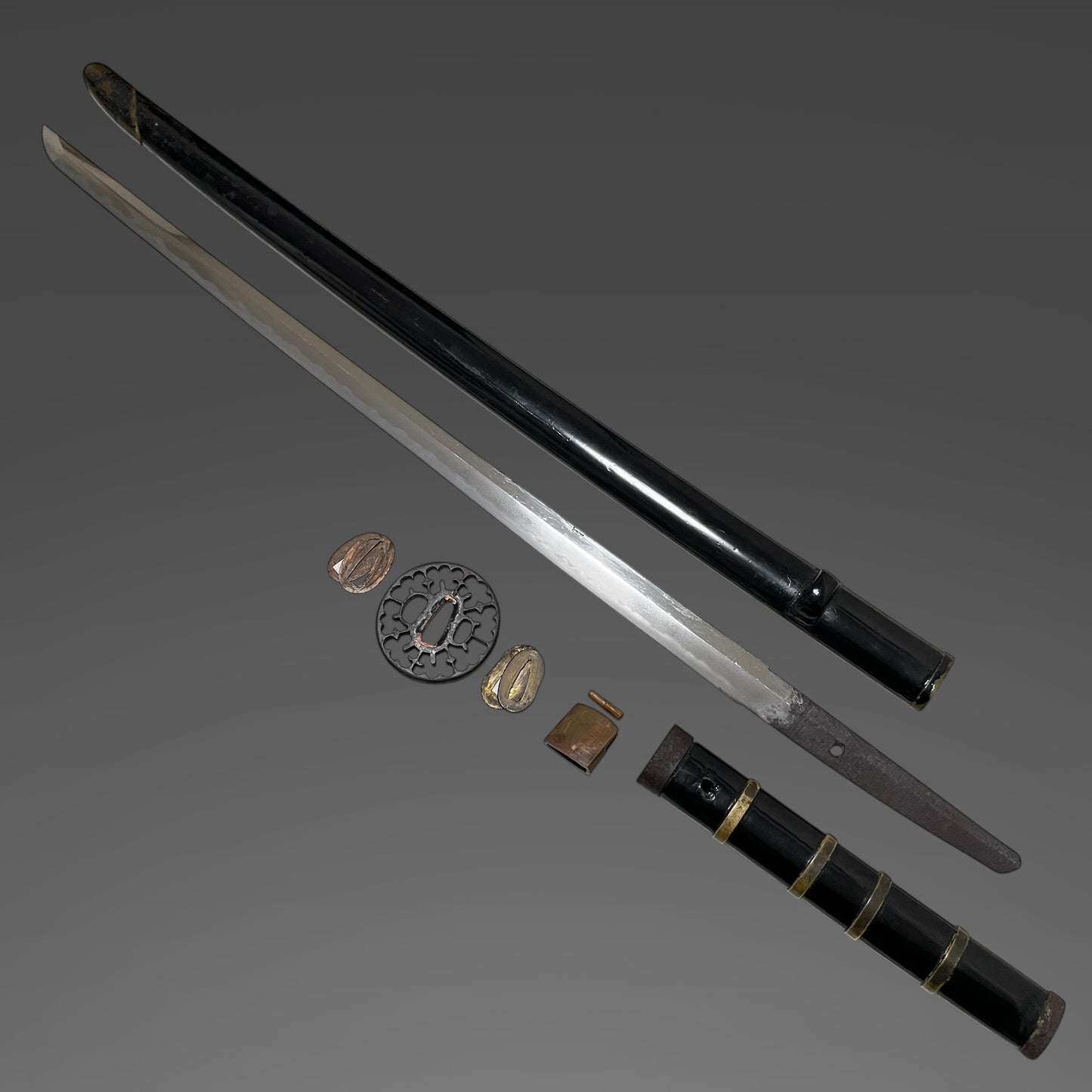 Ninjato 忍者刀, Straight KATANA in Toppei-Koshirae 突兵拵, NBTHK Certificate