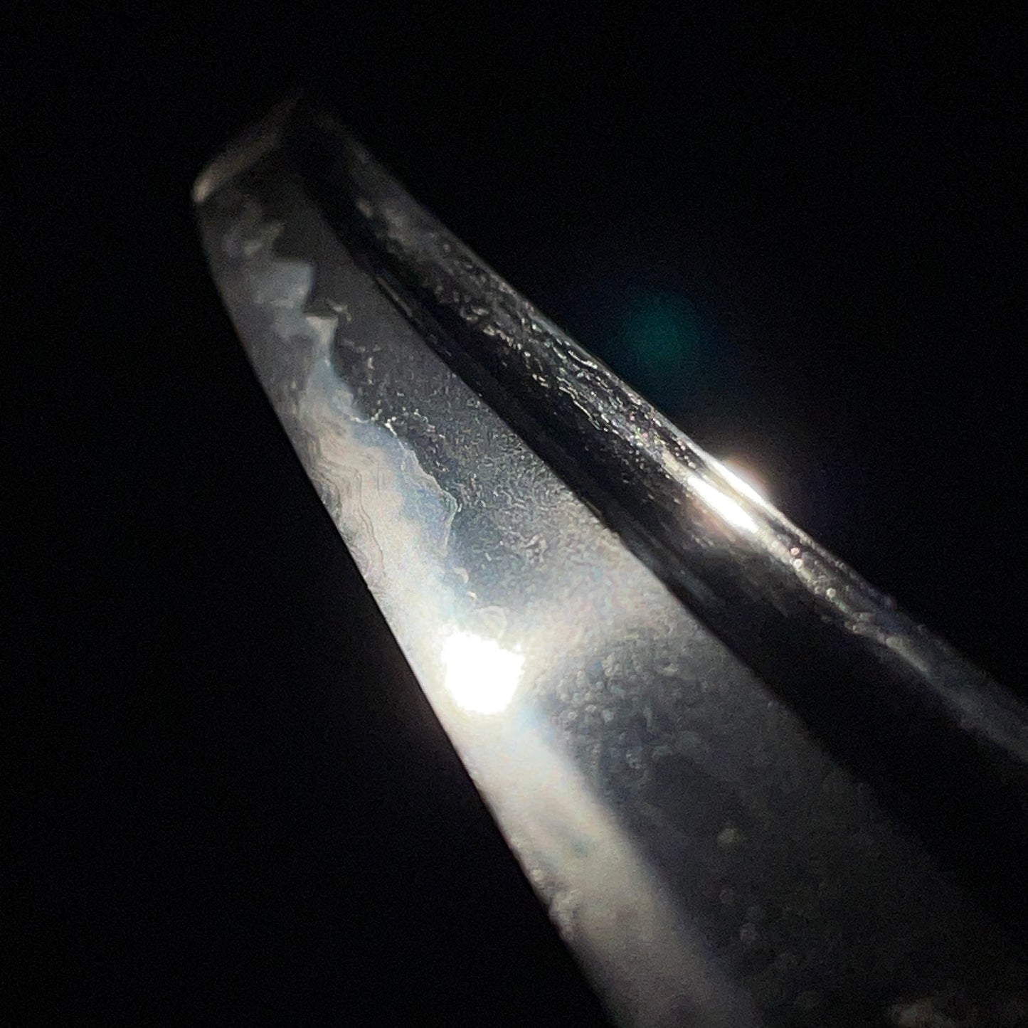 Ookissaki 大切先 Wakizashi, Bo-hi 棒樋 blade, Edo period mumei