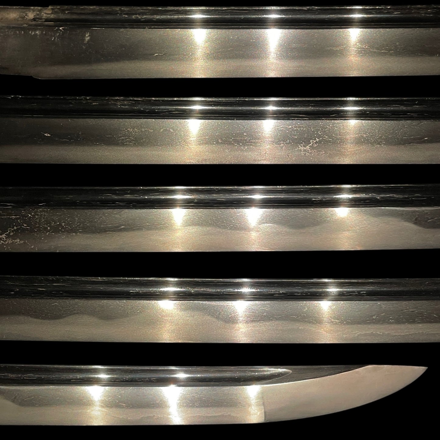 Ookissaki 大切先 Wakizashi, Bo-hi 棒樋 blade, Edo period mumei