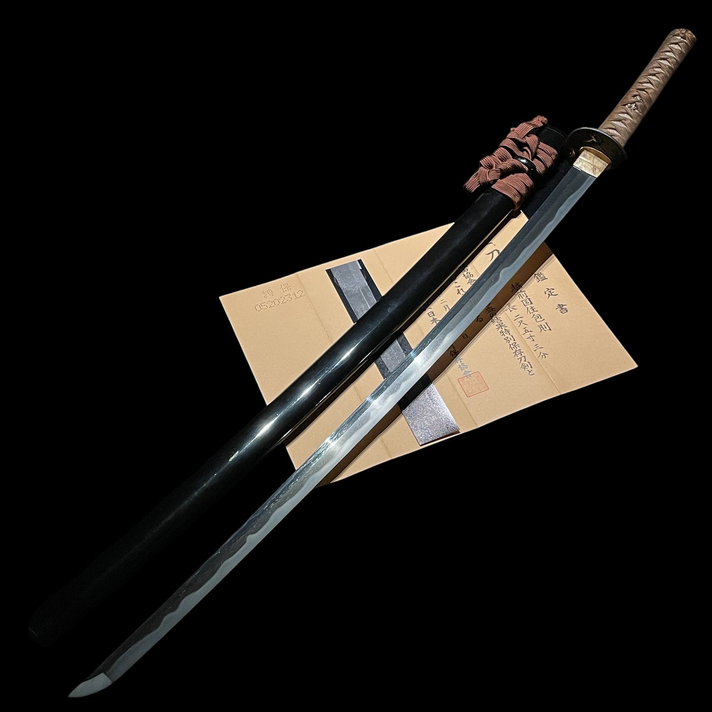 TOKUBESTSU HOZON, Long KATANA, Echizenkokuju Kanenori 越前國住包則 signed, Early Edo period