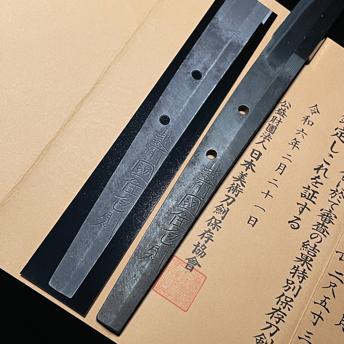 TOKUBESTSU HOZON, Long KATANA, Echizenkokuju Kanenori 越前國住包則 signed, Early Edo period