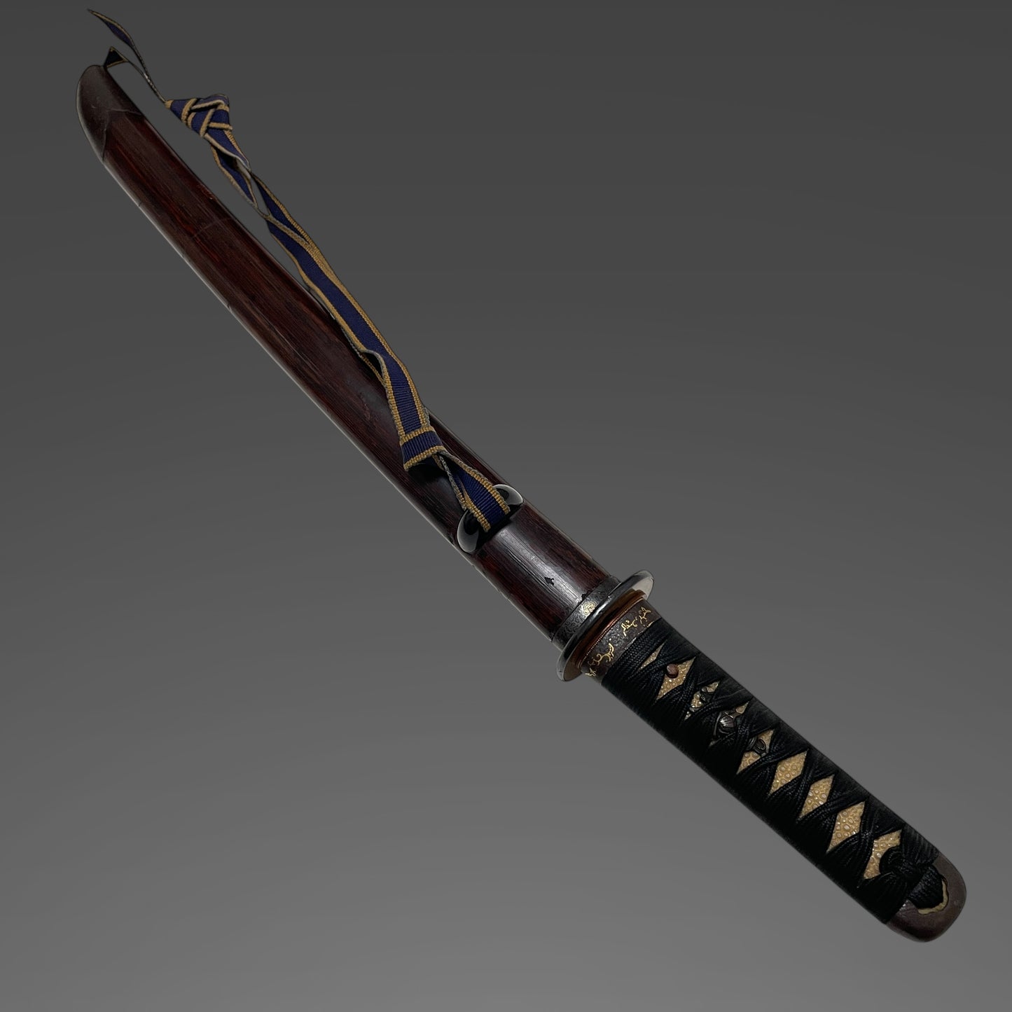 HITATSURA 皆焼 Wakizashi, Jakushu Fuyuhiro 若州冬広, Muromachi period, NBTHK Certificate