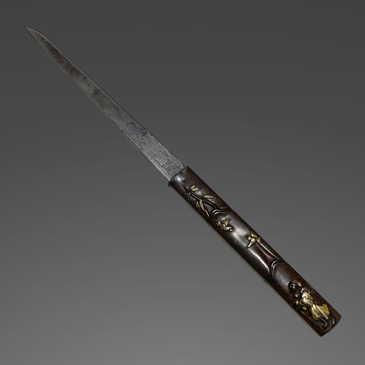 HITATSURA 皆焼 Wakizashi, Jakushu Fuyuhiro 若州冬広, Muromachi period, NBTHK Certificate