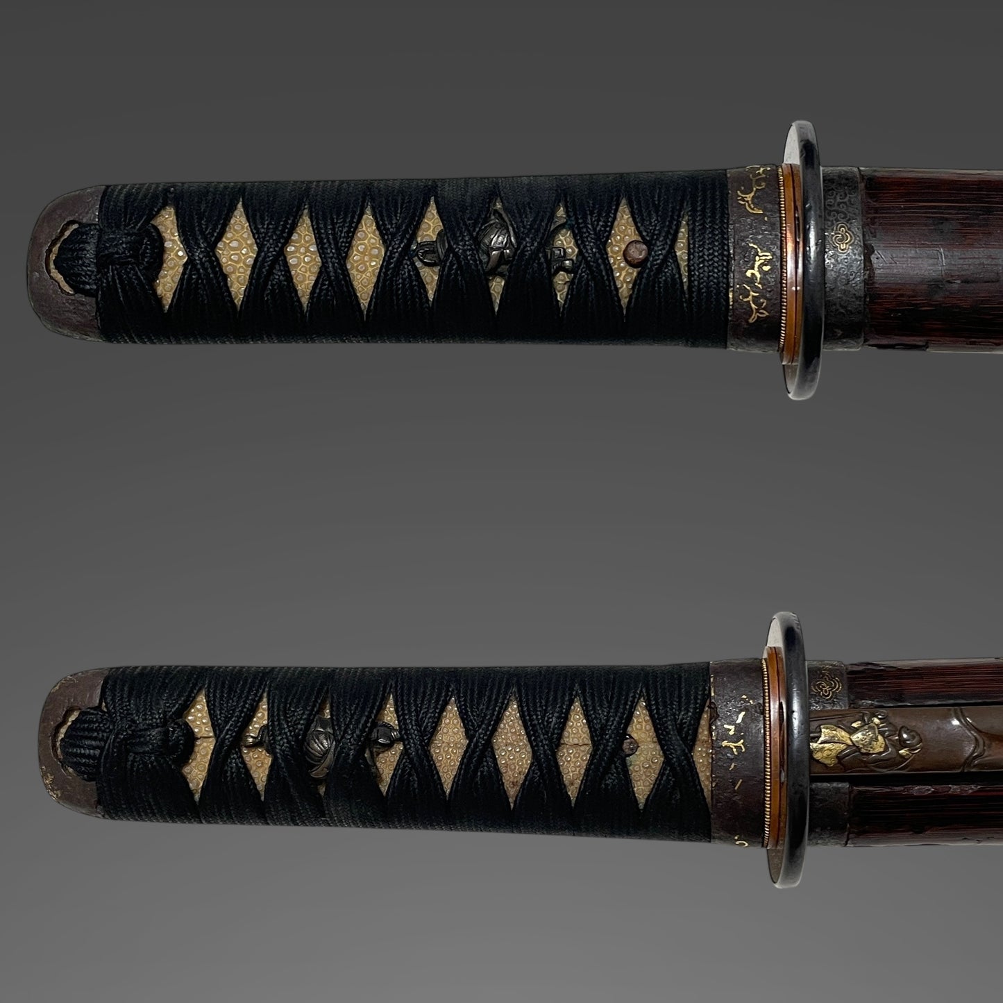 HITATSURA 皆焼 Wakizashi, Jakushu Fuyuhiro 若州冬広, Muromachi period, NBTHK Certificate