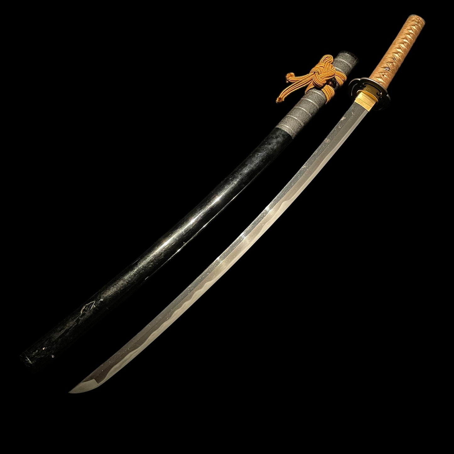 Suzuki Kaganokami Sada August 1692 signed KATANA, Inrokizamisaya 印籠刻鞘, Edo period