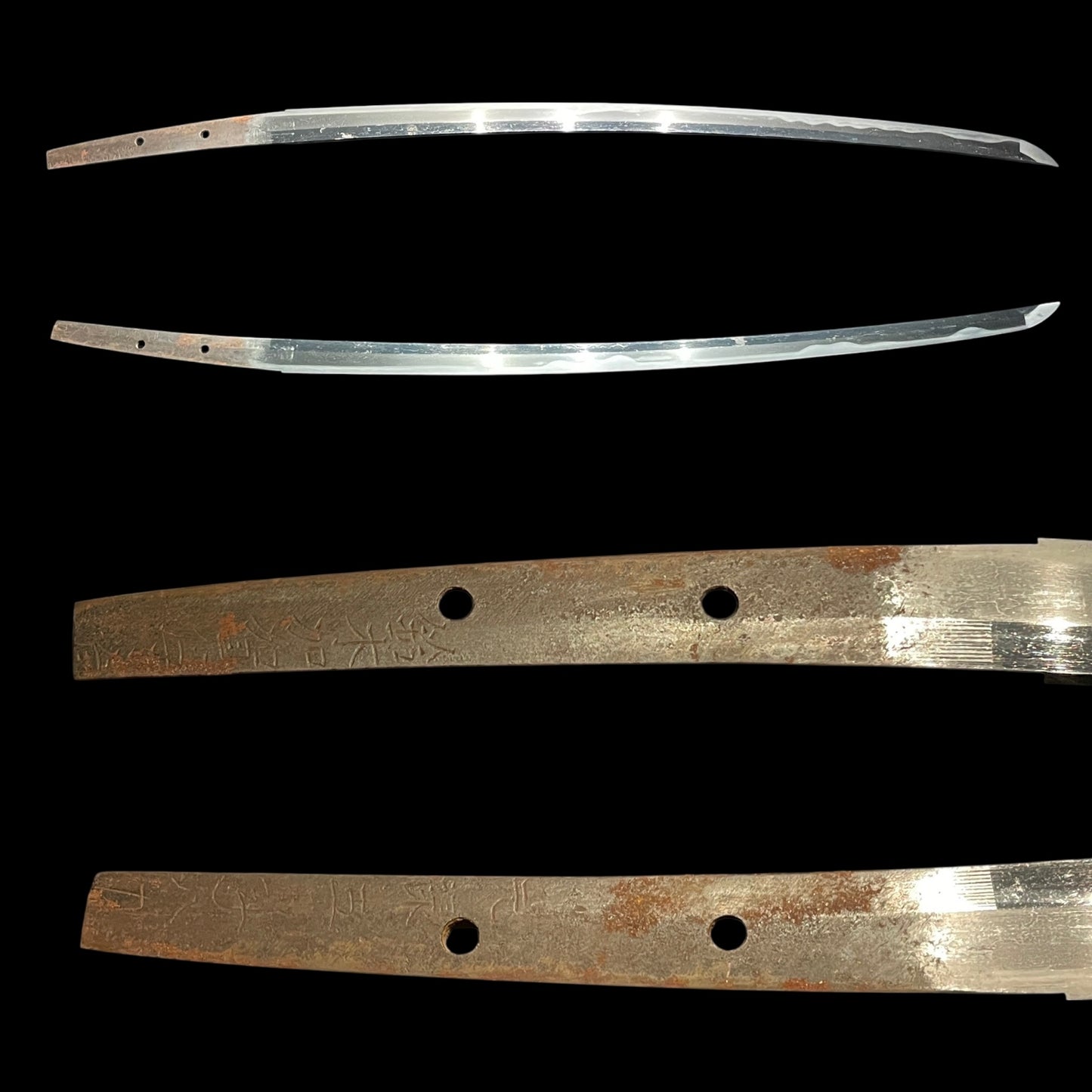 Suzuki Kaganokami Sada August 1692 signed KATANA, Inrokizamisaya 印籠刻鞘, Edo period