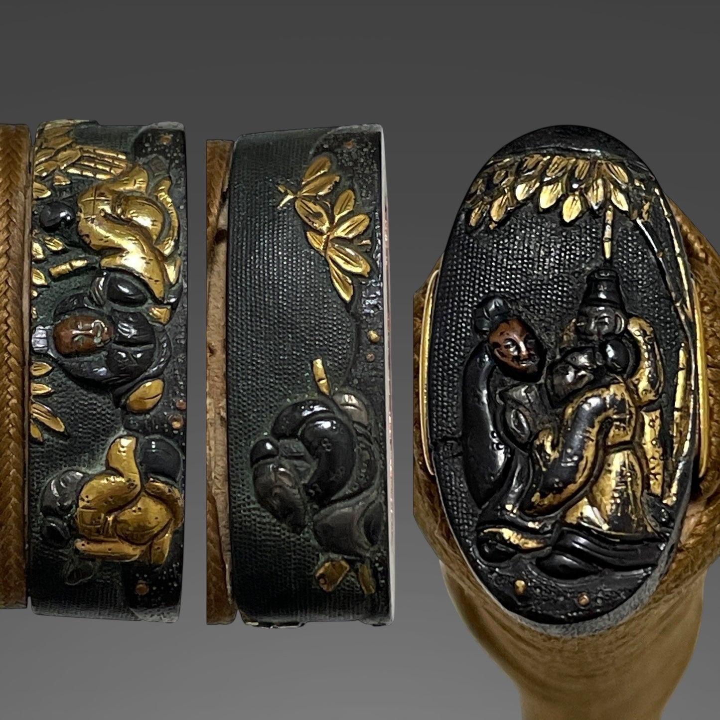 Suzuki Kaganokami Sada August 1692 signed KATANA, Inrokizamisaya 印籠刻鞘, Edo period